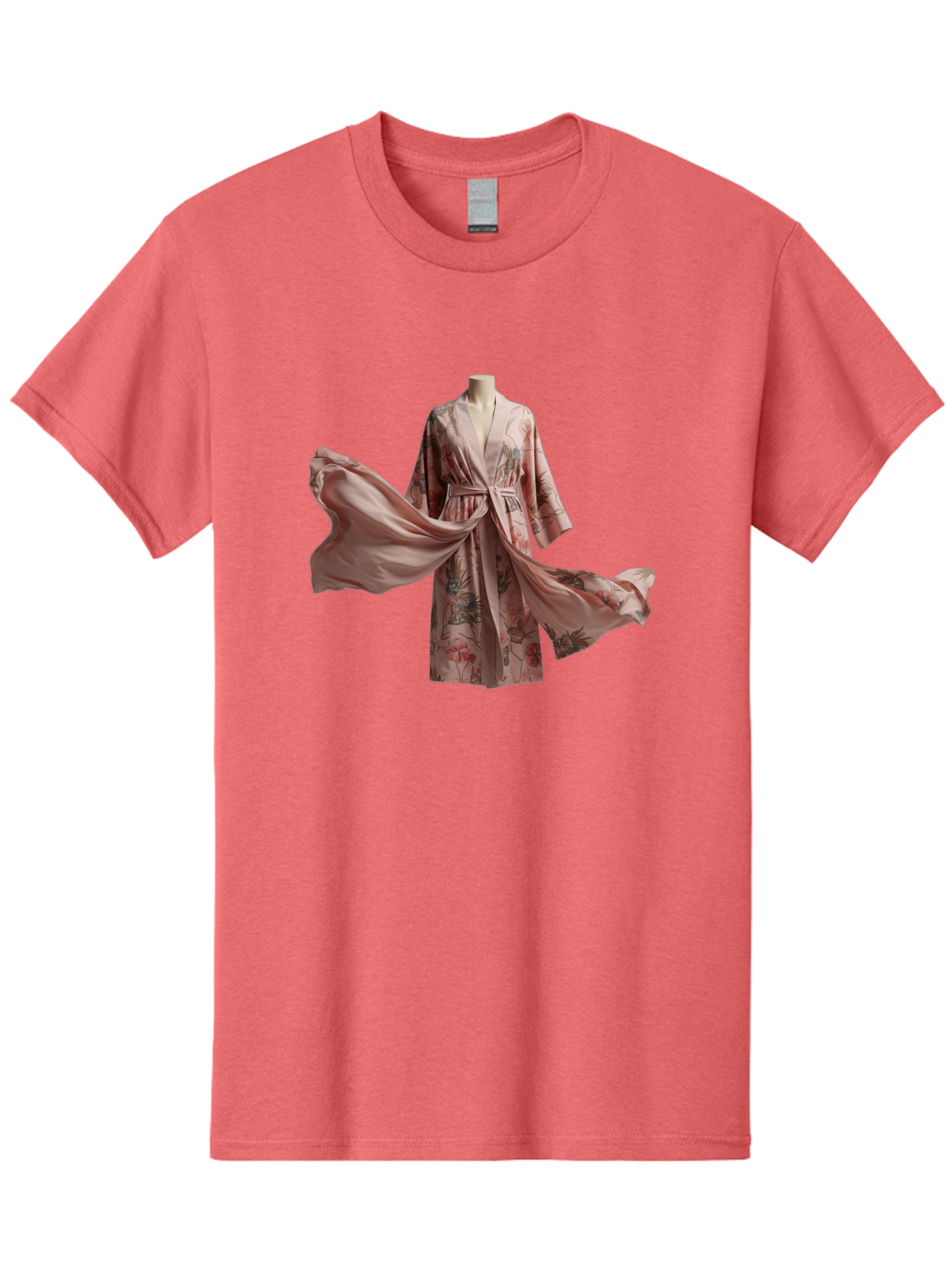 Floral-Robe Men'S Graphic Tee, 100% Cotton, Comfortable Casual Summer Wear, Machine Washable, Vintage Camera, Old Camera, Antique Camera, Black Camera, Classic Photography, Photography Equipment, Nostalgic Device, Film Camera, Camera Art Bag462