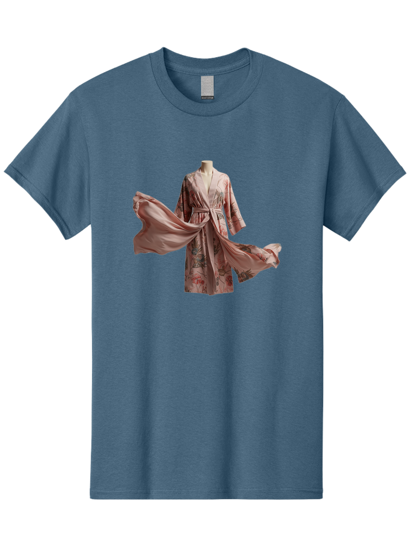 Floral-Robe Men'S Graphic Tee, 100% Cotton, Comfortable Casual Summer Wear, Machine Washable, Vintage Camera, Old Camera, Antique Camera, Black Camera, Classic Photography, Photography Equipment, Nostalgic Device, Film Camera, Camera Art Bag462