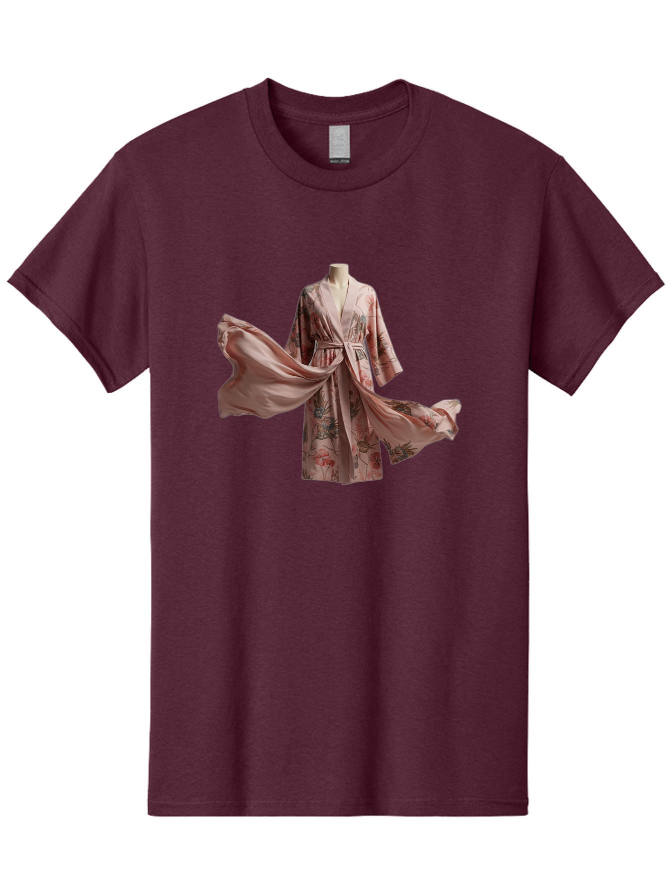 Floral-Robe Men'S Graphic Tee, 100% Cotton, Comfortable Casual Summer Wear, Machine Washable, Vintage Camera, Old Camera, Antique Camera, Black Camera, Classic Photography, Photography Equipment, Nostalgic Device, Film Camera, Camera Art Bag462