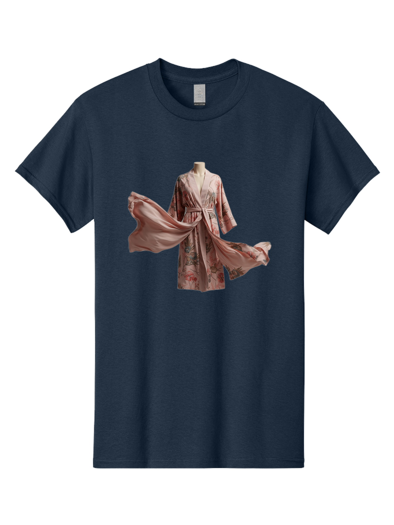 Floral-Robe Men'S Graphic Tee, 100% Cotton, Comfortable Casual Summer Wear, Machine Washable, Vintage Camera, Old Camera, Antique Camera, Black Camera, Classic Photography, Photography Equipment, Nostalgic Device, Film Camera, Camera Art Bag462