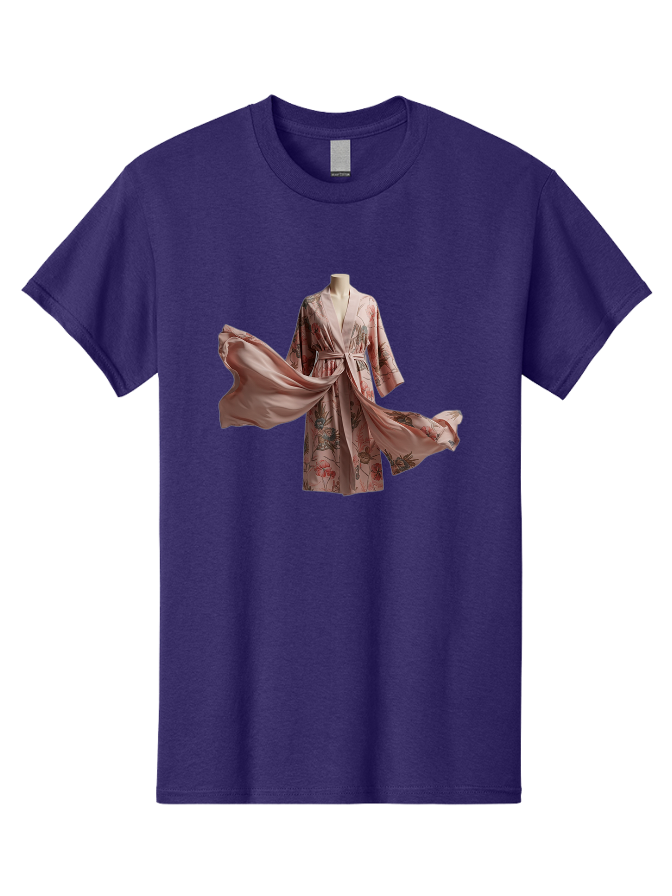 Floral-Robe Men'S Graphic Tee, 100% Cotton, Comfortable Casual Summer Wear, Machine Washable, Vintage Camera, Old Camera, Antique Camera, Black Camera, Classic Photography, Photography Equipment, Nostalgic Device, Film Camera, Camera Art Bag462