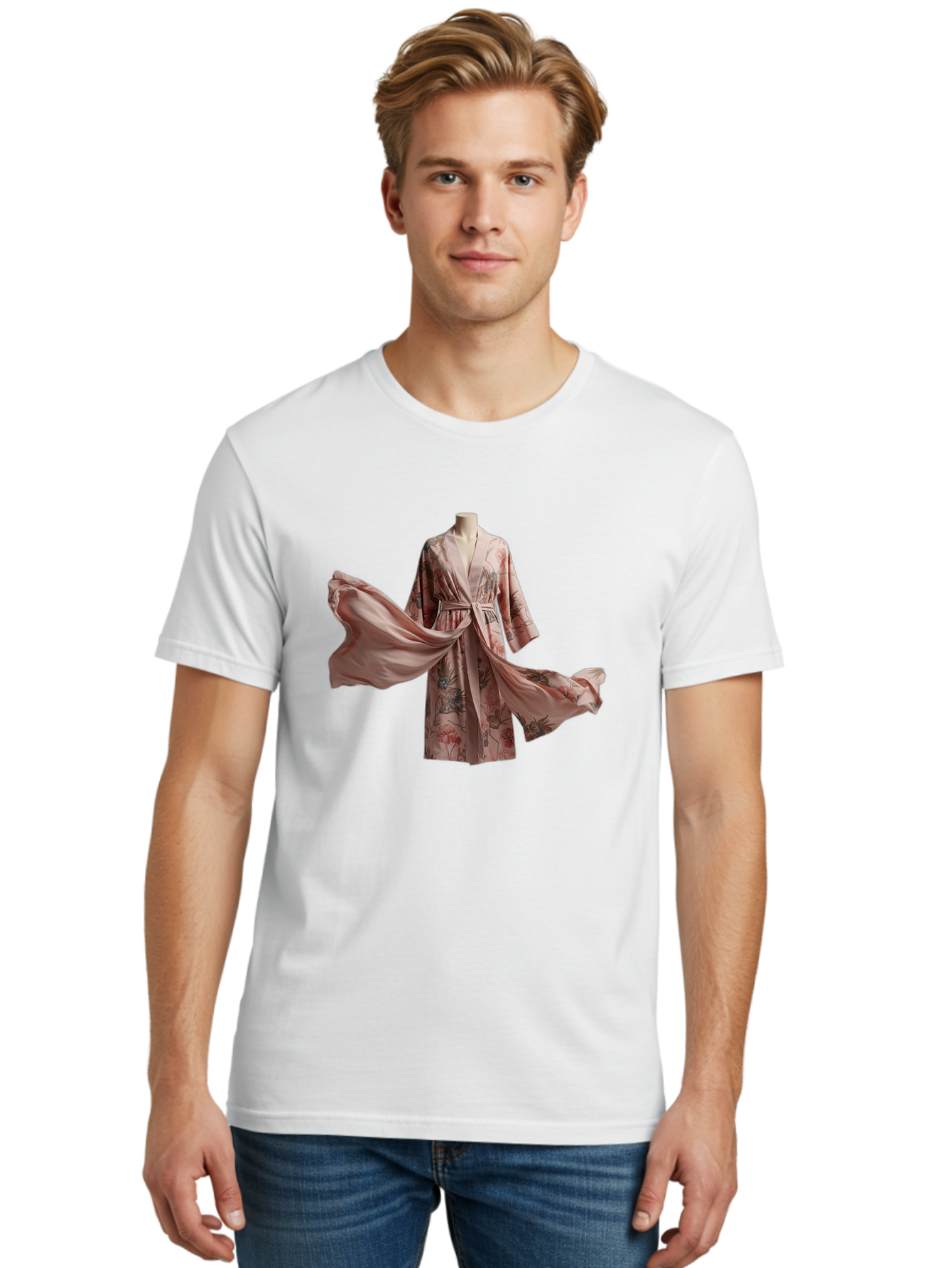 Floral-Robe Men'S Graphic Tee, 100% Cotton, Comfortable Casual Summer Wear, Machine Washable, Vintage Camera, Old Camera, Antique Camera, Black Camera, Classic Photography, Photography Equipment, Nostalgic Device, Film Camera, Camera Art Bag462