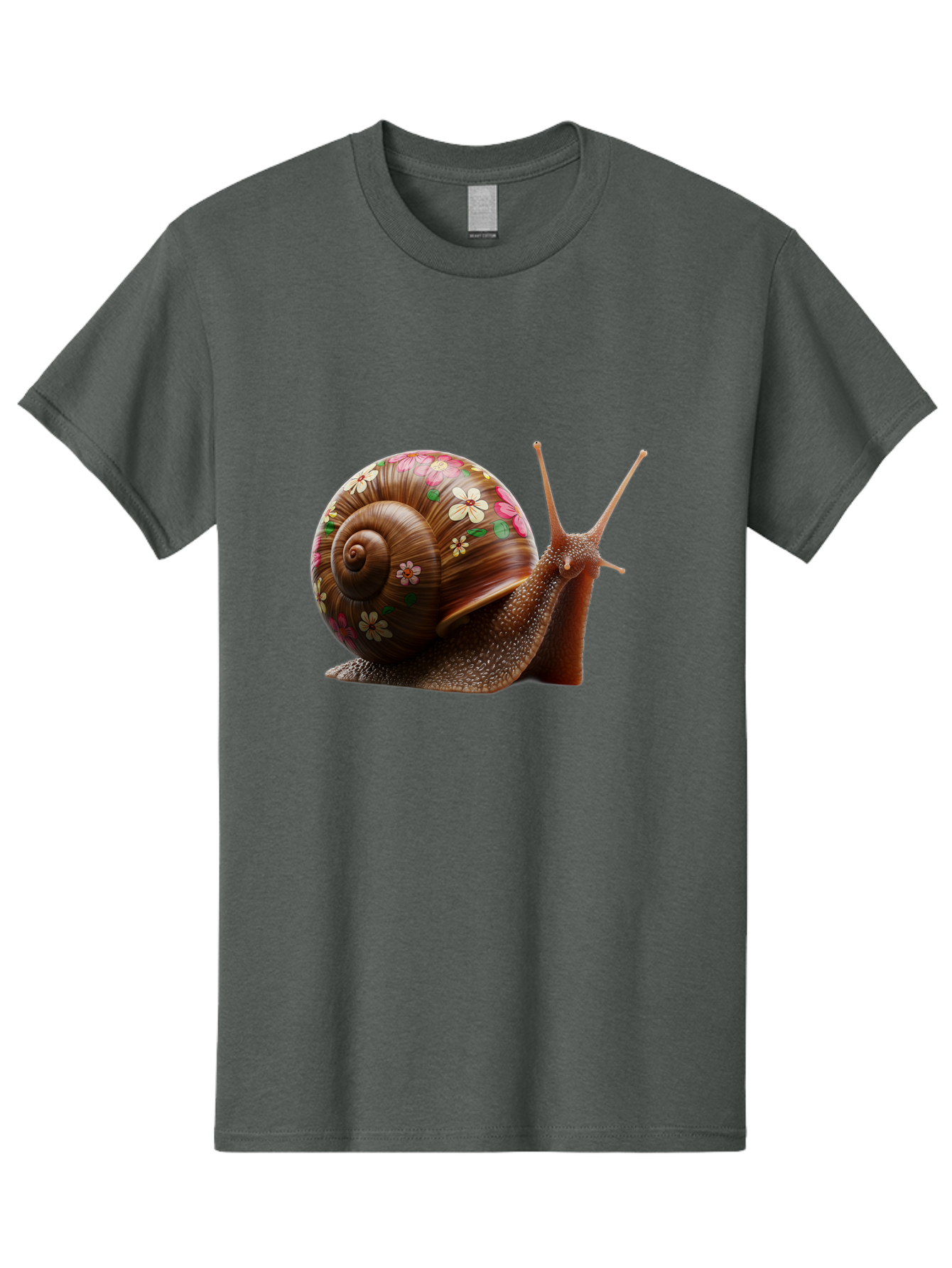 Floral-Snail-1 Men'S Graphic Tee, 100% Cotton, Comfortable Casual Summer Wear, Machine Washable, Vintage Camera, Old Camera, Antique Camera, Black Camera, Classic Photography, Photography Equipment, Nostalgic Device, Film Camera, Camera Art Bag463