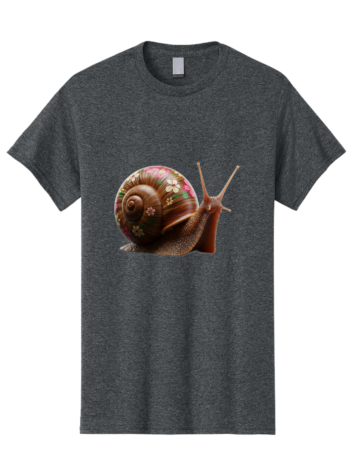 Floral-Snail-1 Men'S Graphic Tee, 100% Cotton, Comfortable Casual Summer Wear, Machine Washable, Vintage Camera, Old Camera, Antique Camera, Black Camera, Classic Photography, Photography Equipment, Nostalgic Device, Film Camera, Camera Art Bag463