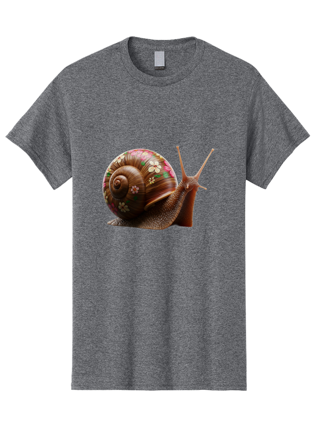 Floral-Snail-1 Men'S Graphic Tee, 100% Cotton, Comfortable Casual Summer Wear, Machine Washable, Vintage Camera, Old Camera, Antique Camera, Black Camera, Classic Photography, Photography Equipment, Nostalgic Device, Film Camera, Camera Art Bag463
