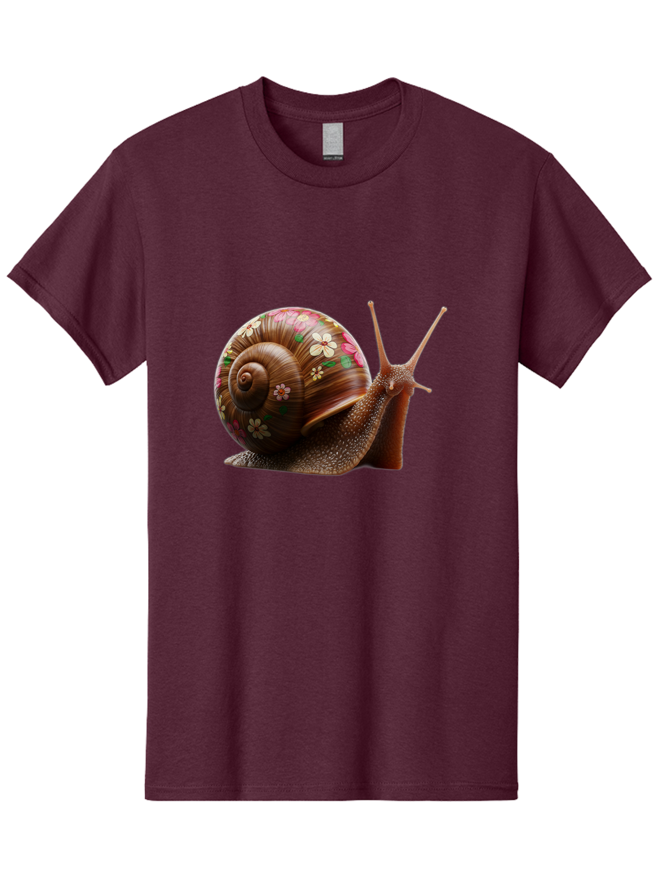 Floral-Snail-1 Men'S Graphic Tee, 100% Cotton, Comfortable Casual Summer Wear, Machine Washable, Vintage Camera, Old Camera, Antique Camera, Black Camera, Classic Photography, Photography Equipment, Nostalgic Device, Film Camera, Camera Art Bag463