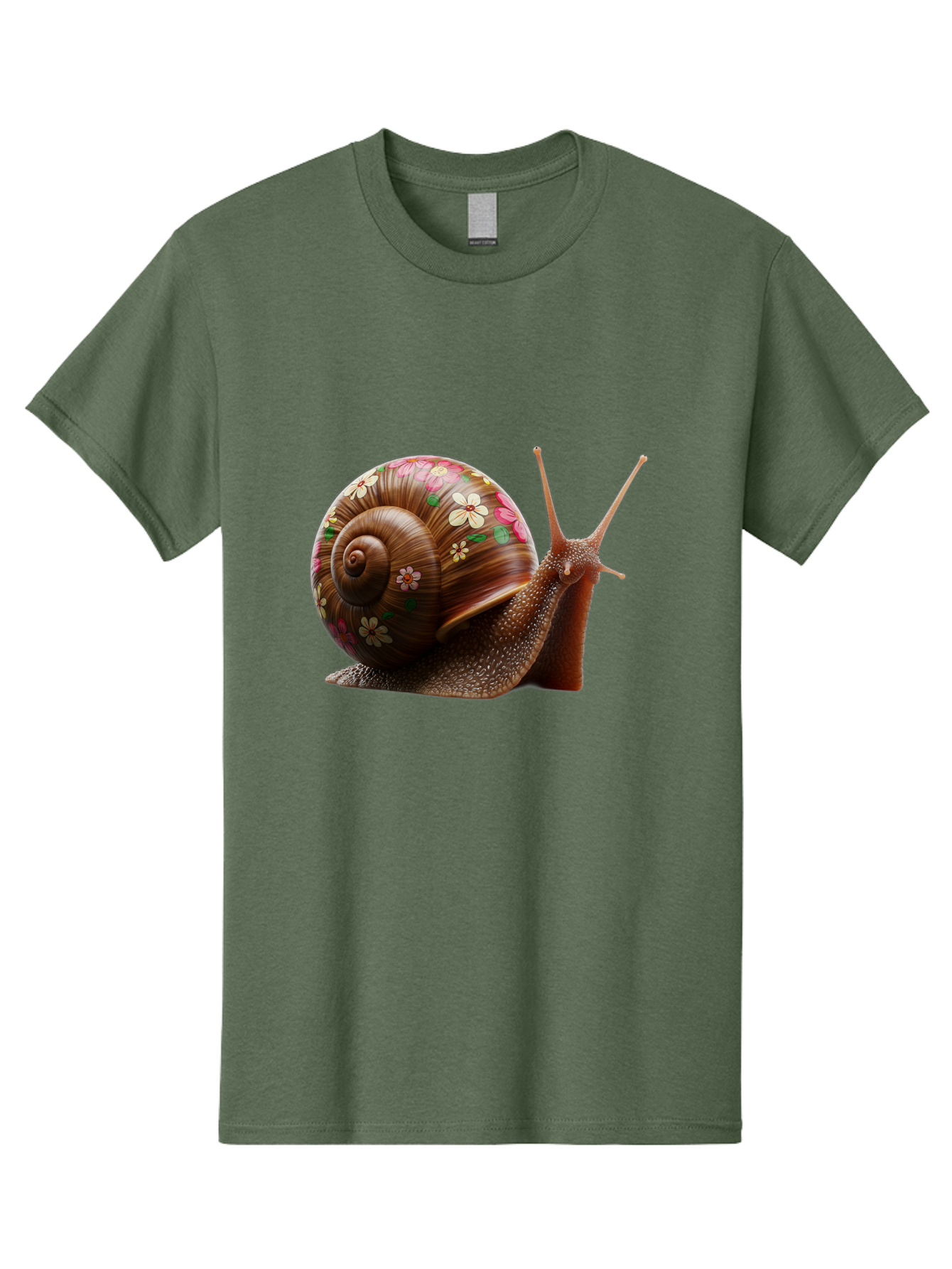 Floral-Snail-1 Men'S Graphic Tee, 100% Cotton, Comfortable Casual Summer Wear, Machine Washable, Vintage Camera, Old Camera, Antique Camera, Black Camera, Classic Photography, Photography Equipment, Nostalgic Device, Film Camera, Camera Art Bag463