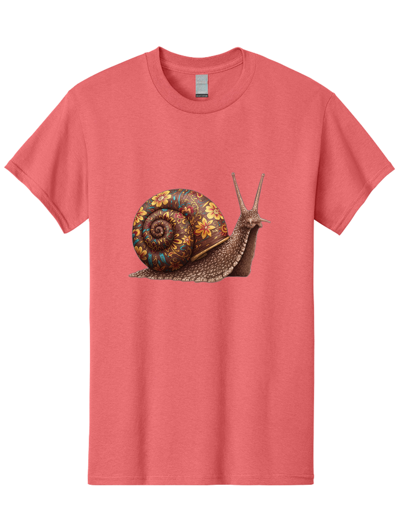 Floral-Snail-2 Men'S Graphic Tee, 100% Cotton, Comfortable Casual Summer Wear, Machine Washable, Vintage Camera, Old Camera, Antique Camera, Black Camera, Classic Photography, Photography Equipment, Nostalgic Device, Film Camera, Camera Art Bag464