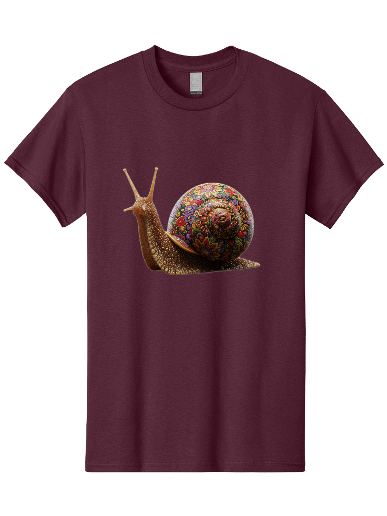 Floral-Snail-3 Men'S Graphic Tee, 100% Cotton, Comfortable Casual Summer Wear, Machine Washable, Vintage Camera, Old Camera, Antique Camera, Black Camera, Classic Photography, Photography Equipment, Nostalgic Device, Film Camera, Camera Art Bag465