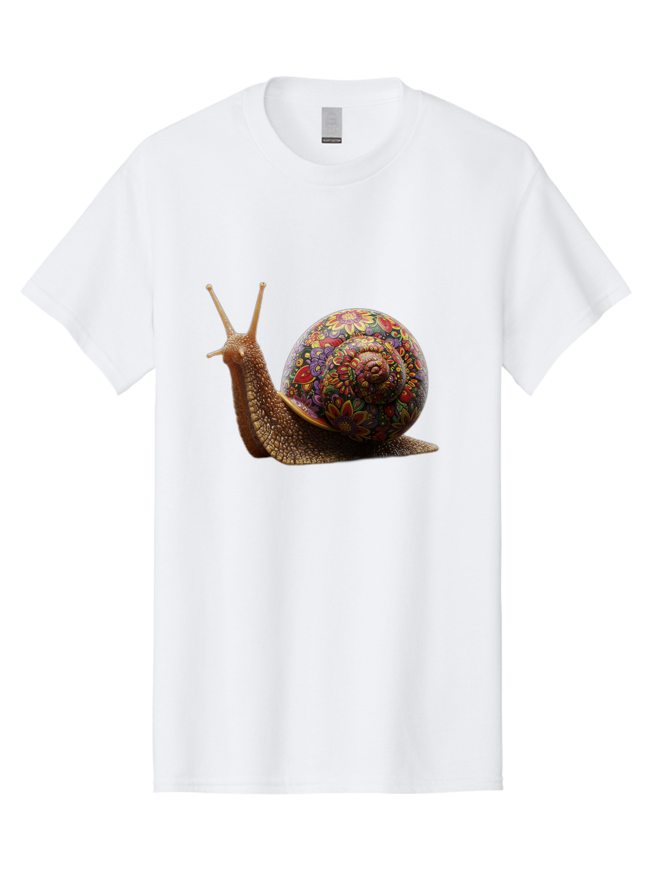 Floral-Snail-3 Men'S Graphic Tee, 100% Cotton, Comfortable Casual Summer Wear, Machine Washable, Vintage Camera, Old Camera, Antique Camera, Black Camera, Classic Photography, Photography Equipment, Nostalgic Device, Film Camera, Camera Art Bag465