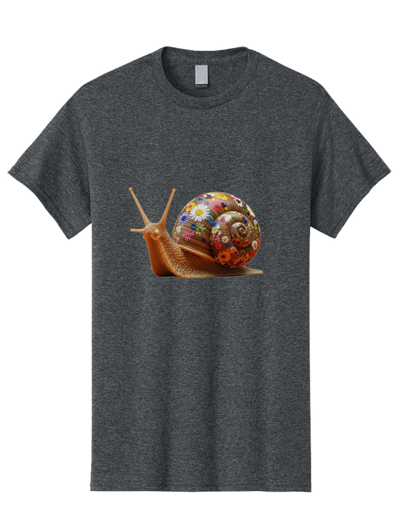 Floral-Snail-4 Men'S Graphic Tee, 100% Cotton, Comfortable Casual Summer Wear, Machine Washable, Vintage Camera, Old Camera, Antique Camera, Black Camera, Classic Photography, Photography Equipment, Nostalgic Device, Film Camera, Camera Art Bag466
