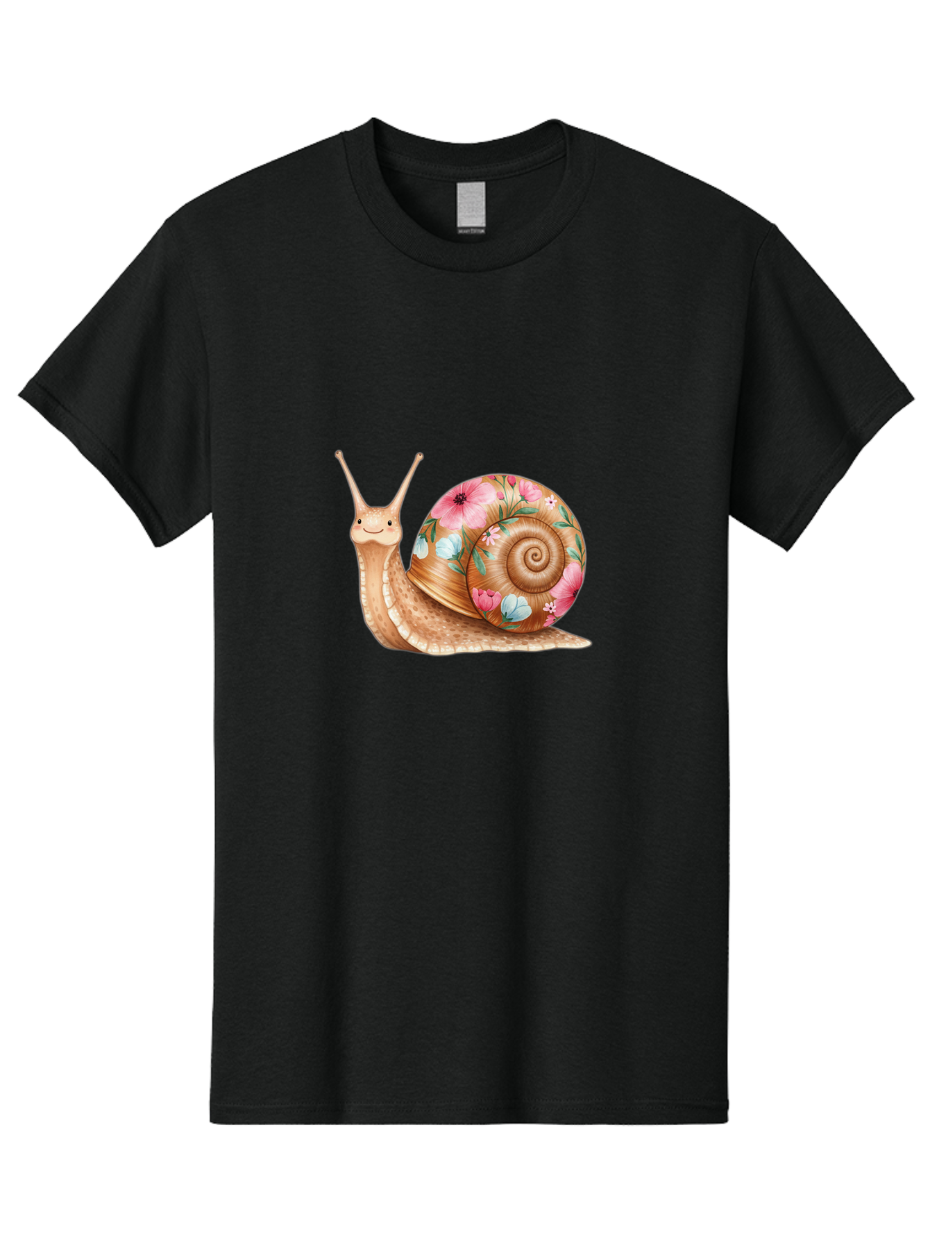 Floral-Snail Men'S Graphic Tee, 100% Cotton, Comfortable Casual Summer Wear, Machine Washable, Vintage Camera, Old Camera, Antique Camera, Black Camera, Classic Photography, Photography Equipment, Nostalgic Device, Film Camera, Camera Art Bag467