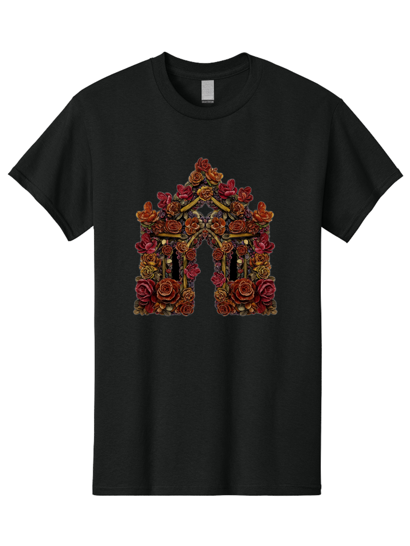 Flower-Gate Men'S Graphic Tee, 100% Cotton, Comfortable Casual Summer Wear, Machine Washable, Vintage Camera, Old Camera, Antique Camera, Black Camera, Classic Photography, Photography Equipment, Nostalgic Device, Film Camera, Camera Art Bag470
