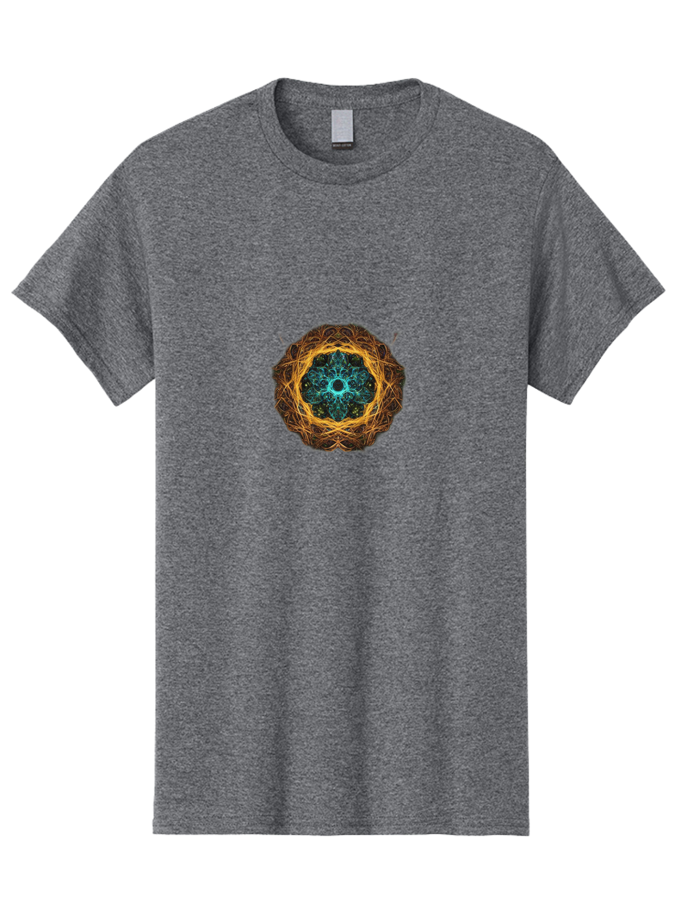 Fractal-Circle Men'S Graphic Tee, 100% Cotton, Comfortable Casual Summer Wear, Machine Washable, Vintage Camera, Old Camera, Antique Camera, Black Camera, Classic Photography, Photography Equipment, Nostalgic Device, Film Camera, Camera Art Bag489