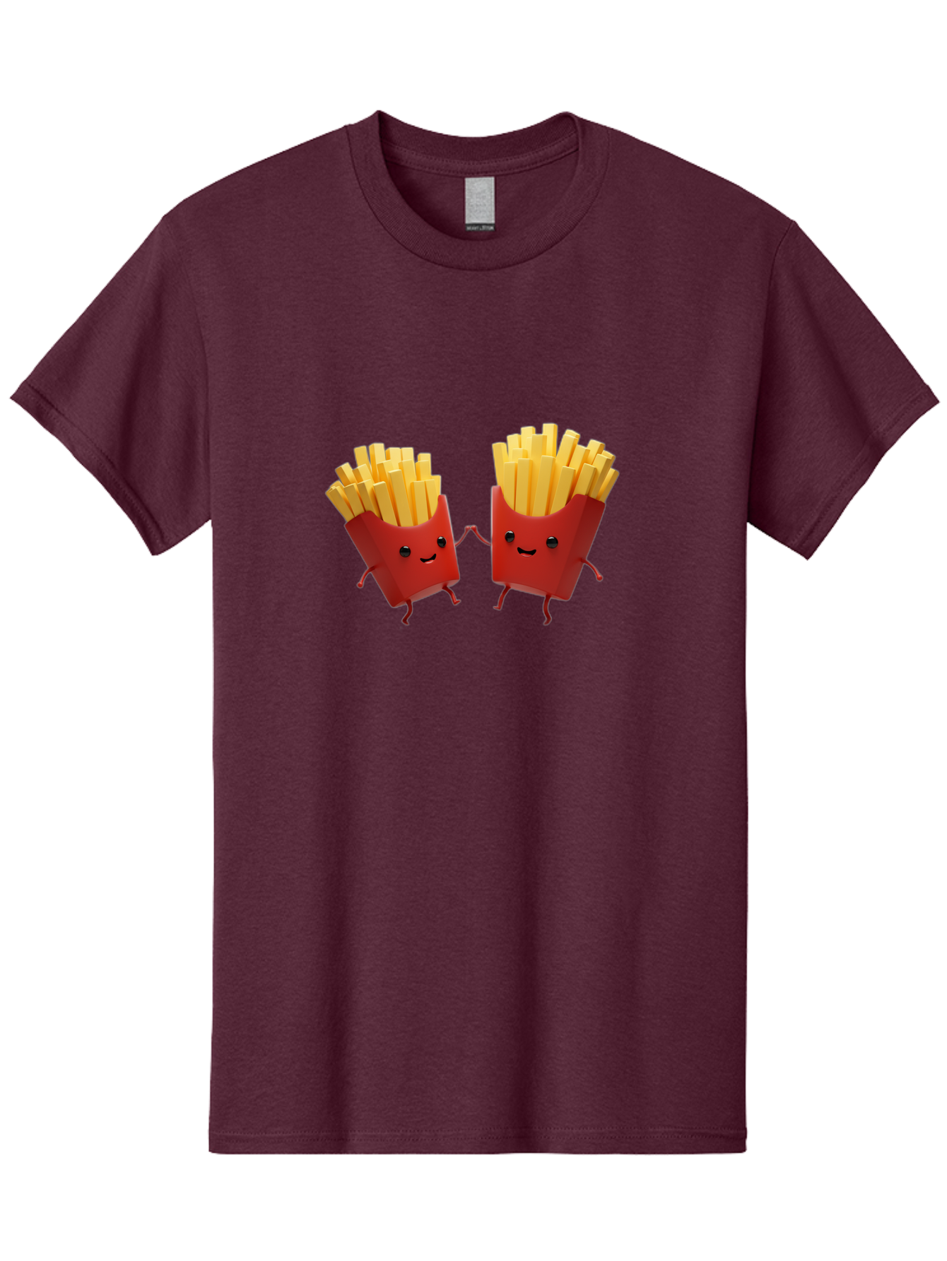 Fries-Characters Men'S Graphic Tee, 100% Cotton, Comfortable Casual Summer Wear, Machine Washable, Vintage Camera, Old Camera, Antique Camera, Black Camera, Classic Photography, Photography Equipment, Nostalgic Device, Film Camera, Camera Art Bag496