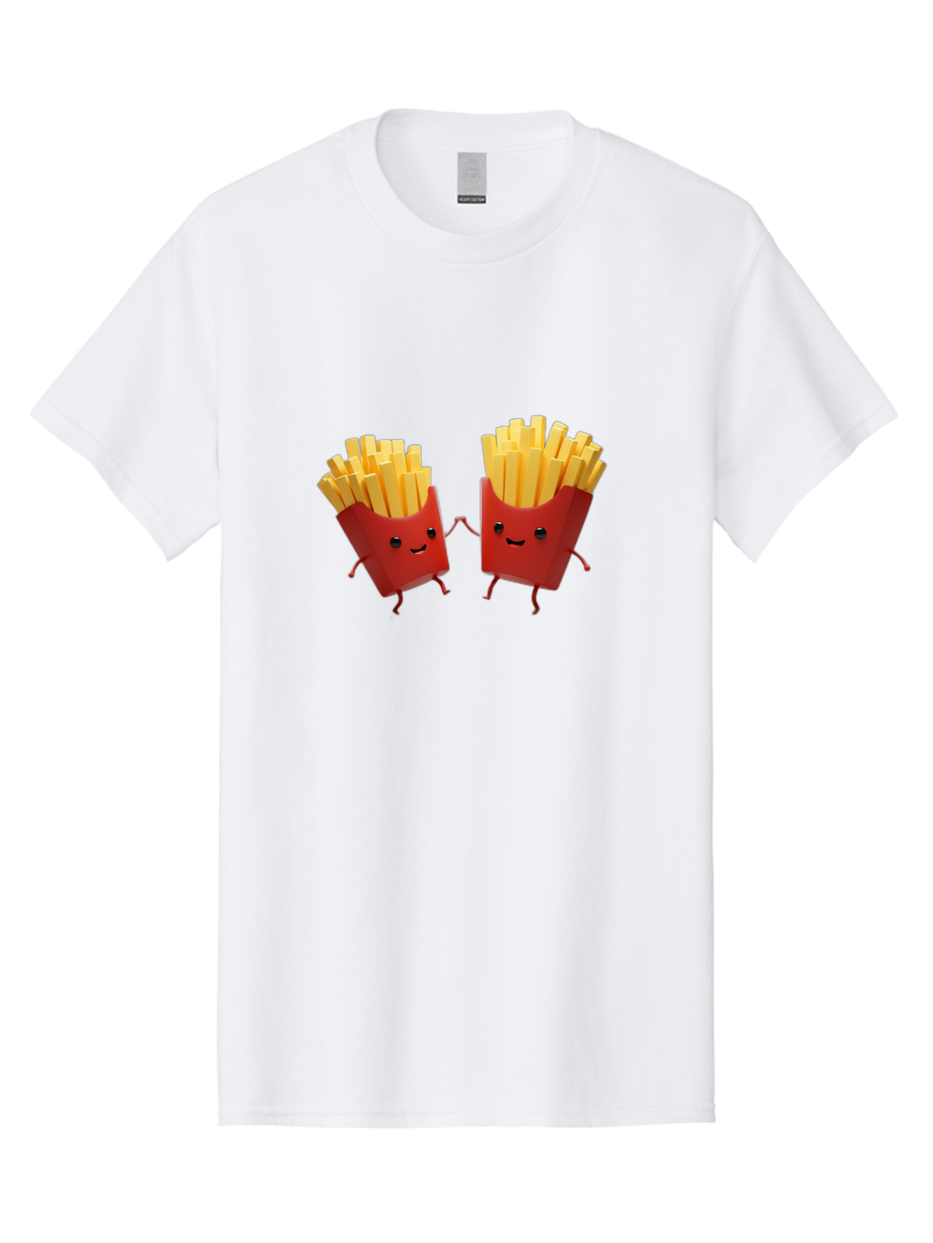 Fries-Characters Men'S Graphic Tee, 100% Cotton, Comfortable Casual Summer Wear, Machine Washable, Vintage Camera, Old Camera, Antique Camera, Black Camera, Classic Photography, Photography Equipment, Nostalgic Device, Film Camera, Camera Art Bag496