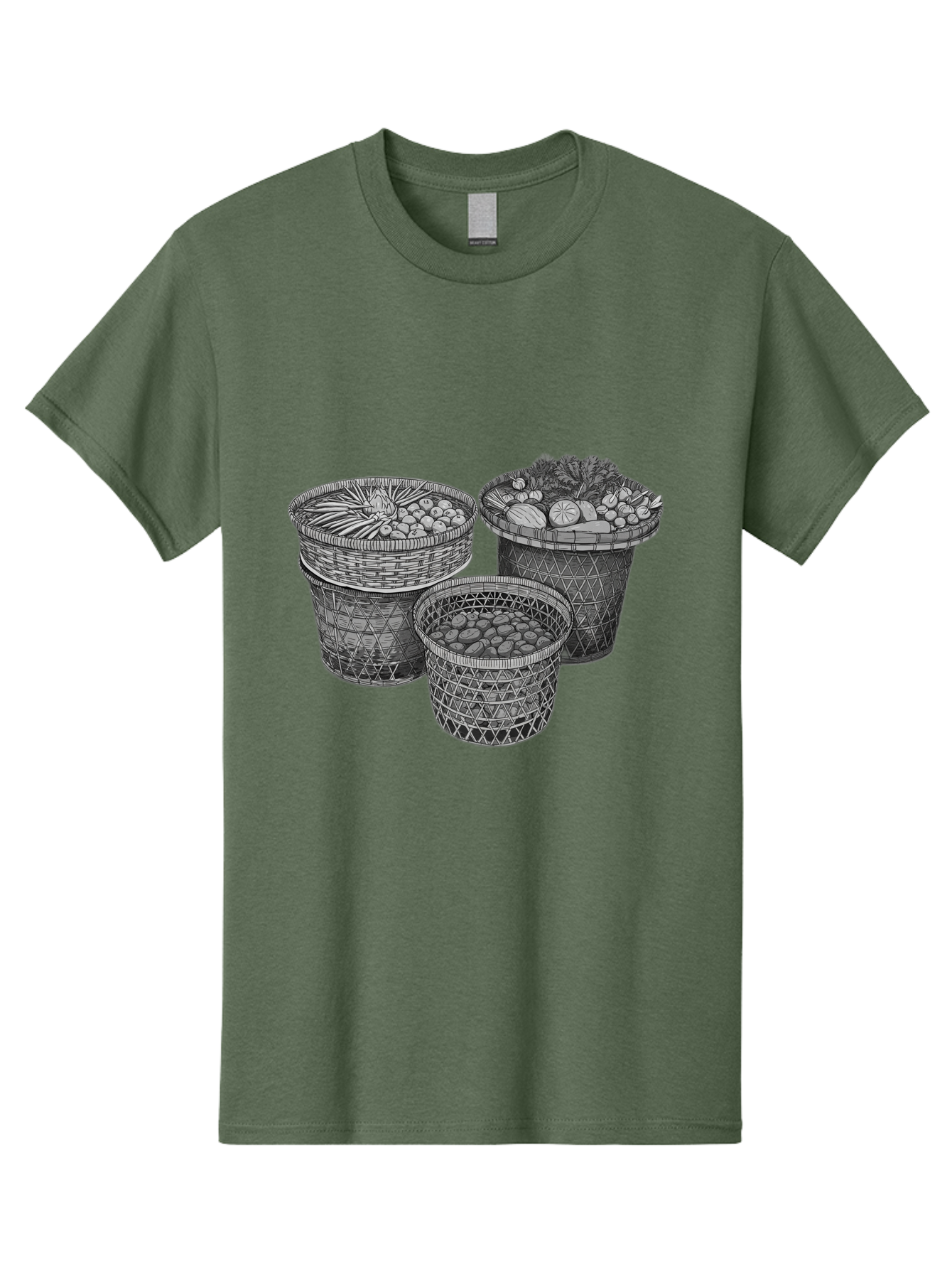 Fruit-And-Vegetable-Baskets Men'S Graphic Tee, 100% Cotton, Comfortable Casual Summer Wear, Machine Washable, Vintage Camera, Old Camera, Antique Camera, Black Camera, Classic Photography, Photography Equipment, Nostalgic Device, Film Camera, Bag497