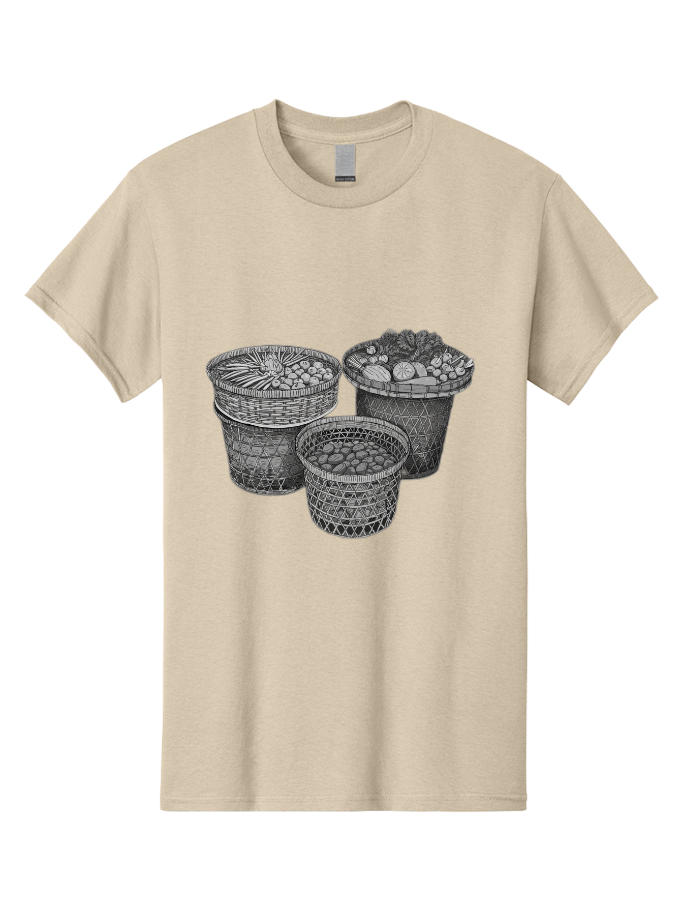 Fruit-And-Vegetable-Baskets Men'S Graphic Tee, 100% Cotton, Comfortable Casual Summer Wear, Machine Washable, Vintage Camera, Old Camera, Antique Camera, Black Camera, Classic Photography, Photography Equipment, Nostalgic Device, Film Camera, Bag497