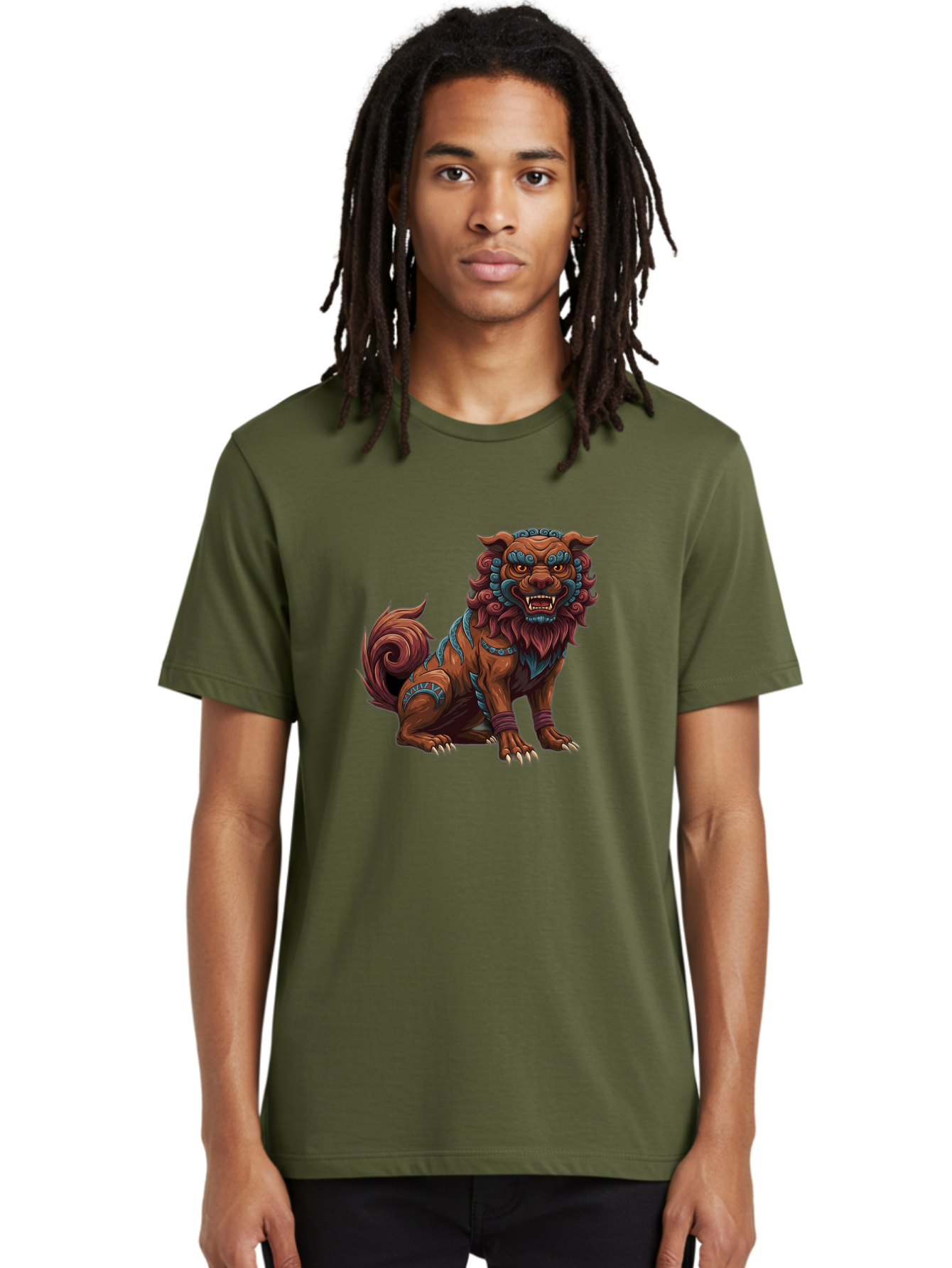 Fu-Dog-1 Men'S Graphic Tee, 100% Cotton, Comfortable Casual Summer Wear, Machine Washable, Vintage Camera, Old Camera, Antique Camera, Black Camera, Classic Photography, Photography Equipment, Nostalgic Device, Film Camera, Camera Art Bag502
