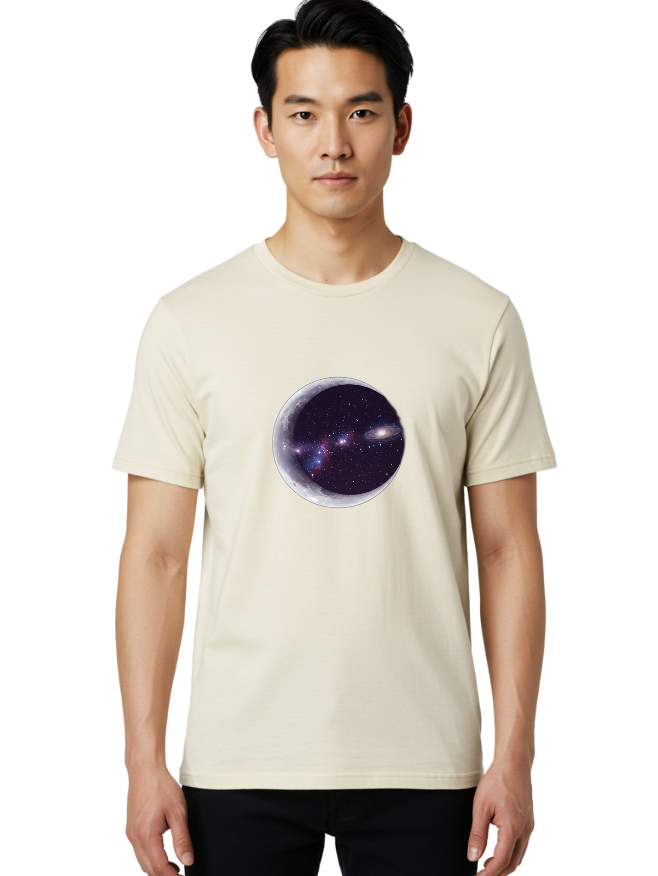 Galaxy-Moon Men'S Graphic Tee, 100% Cotton, Comfortable Casual Summer Wear, Machine Washable, Vintage Camera, Old Camera, Antique Camera, Black Camera, Classic Photography, Photography Equipment, Nostalgic Device, Film Camera, Camera Art Bag511