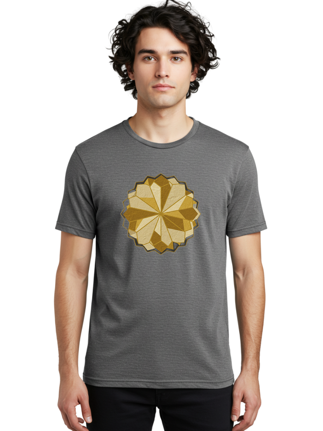 Geometric-Flower Men'S Graphic Tee, 100% Cotton, Comfortable Casual Summer Wear, Machine Washable, Vintage Camera, Old Camera, Antique Camera, Black Camera, Classic Photography, Photography Equipment, Nostalgic Device, Film Camera, Camera Art Bag516