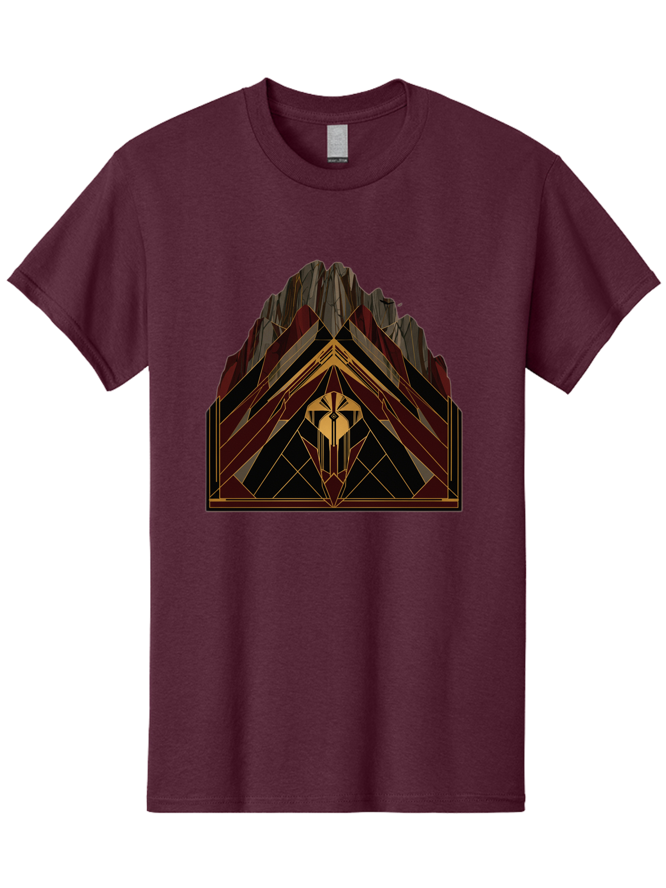 Geometric-Mountain-Design Men'S Graphic Tee, 100% Cotton, Comfortable Casual Summer Wear, Machine Washable, Vintage Camera, Old Camera, Antique Camera, Black Camera, Classic Photography, Photography Equipment, Nostalgic Device, Film Camera, Bag519