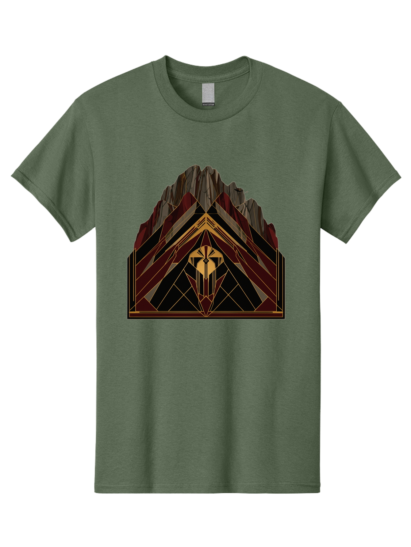 Geometric-Mountain-Design Men'S Graphic Tee, 100% Cotton, Comfortable Casual Summer Wear, Machine Washable, Vintage Camera, Old Camera, Antique Camera, Black Camera, Classic Photography, Photography Equipment, Nostalgic Device, Film Camera, Bag519