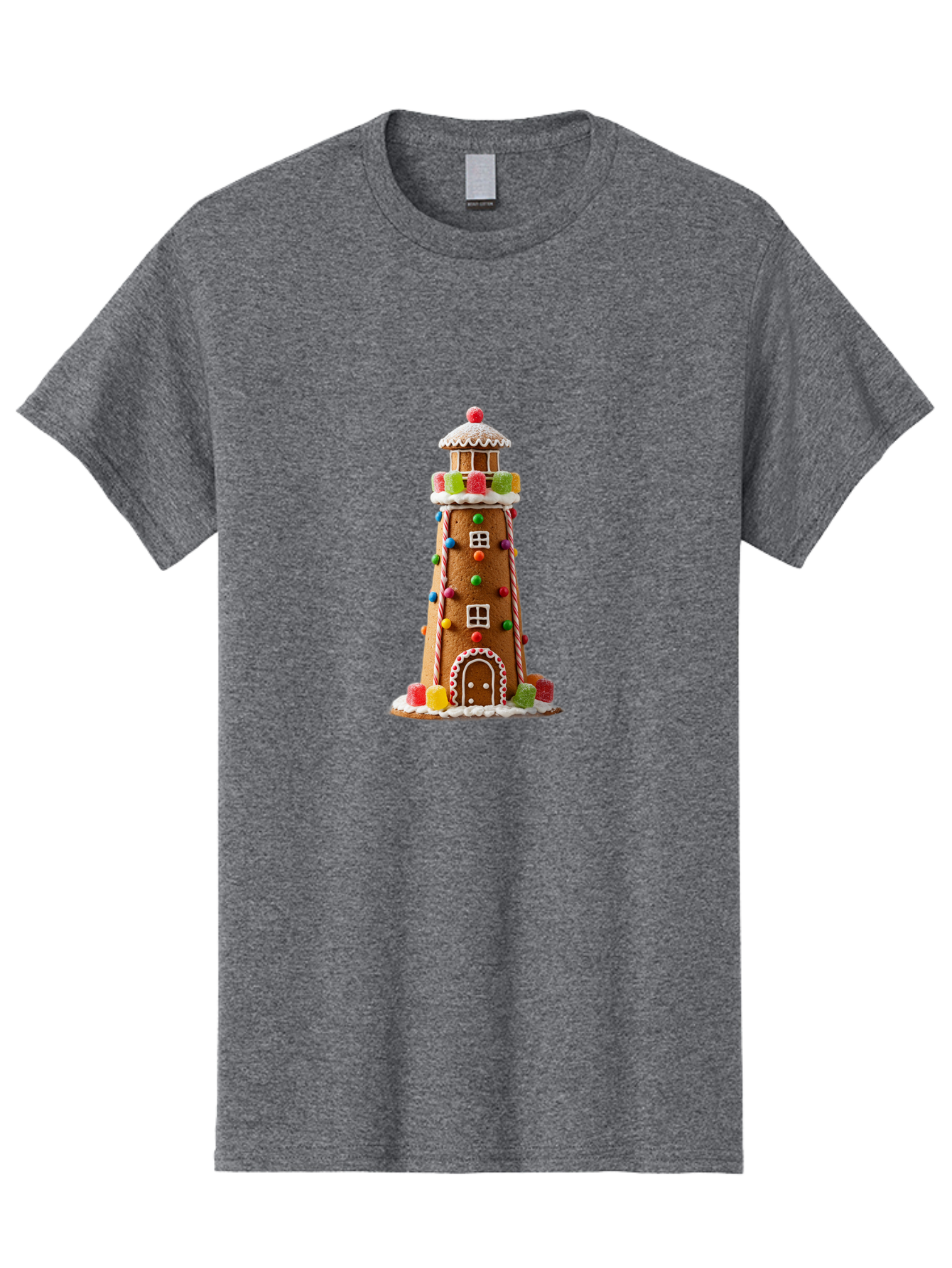 Gingerbread-Lighthouse Men'S Graphic Tee, 100% Cotton, Comfortable Casual Summer Wear, Machine Washable, Vintage Camera, Old Camera, Antique Camera, Black Camera, Classic Photography, Photography Equipment, Nostalgic Device, Film Camera, Bag528