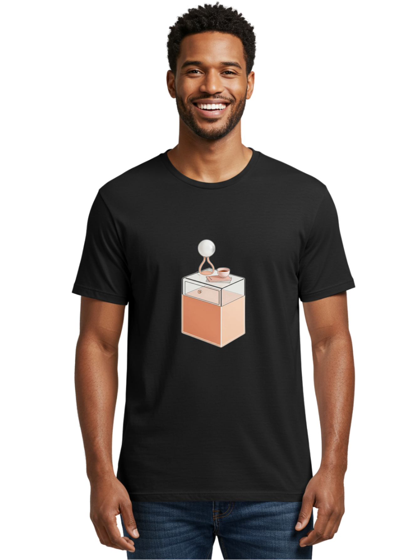 Glass-Nightstand Men'S Graphic Tee, 100% Cotton, Comfortable Casual Summer Wear, Machine Washable, Vintage Camera, Old Camera, Antique Camera, Black Camera, Classic Photography, Photography Equipment, Nostalgic Device, Film Camera, Camera Art Bag530