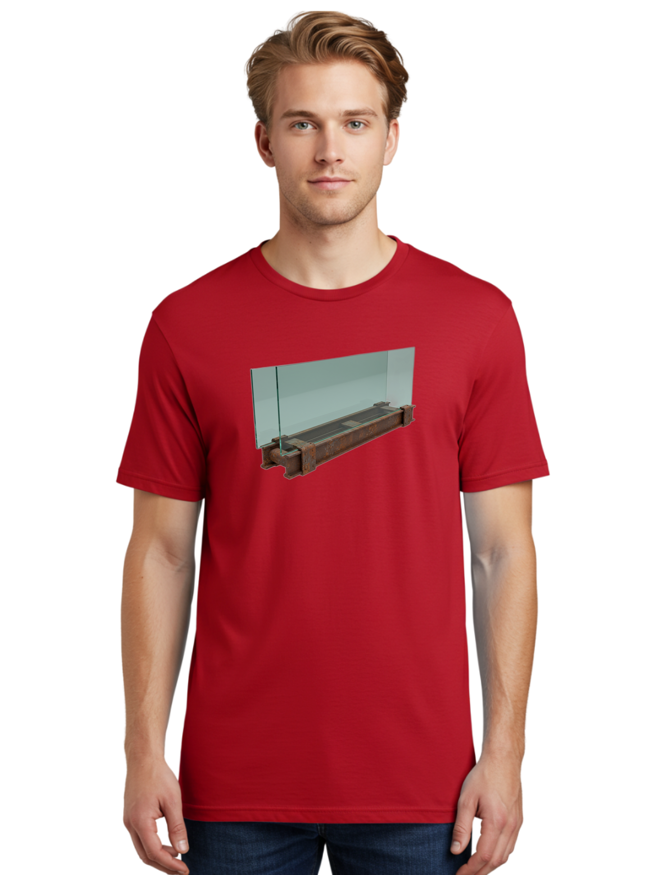Glass-Panels-On-Metal-Base Men'S Graphic Tee, 100% Cotton, Comfortable Casual Summer Wear, Machine Washable, Vintage Camera, Old Camera, Antique Camera, Black Camera, Classic Photography, Photography Equipment, Nostalgic Device, Film Camera, Bag531