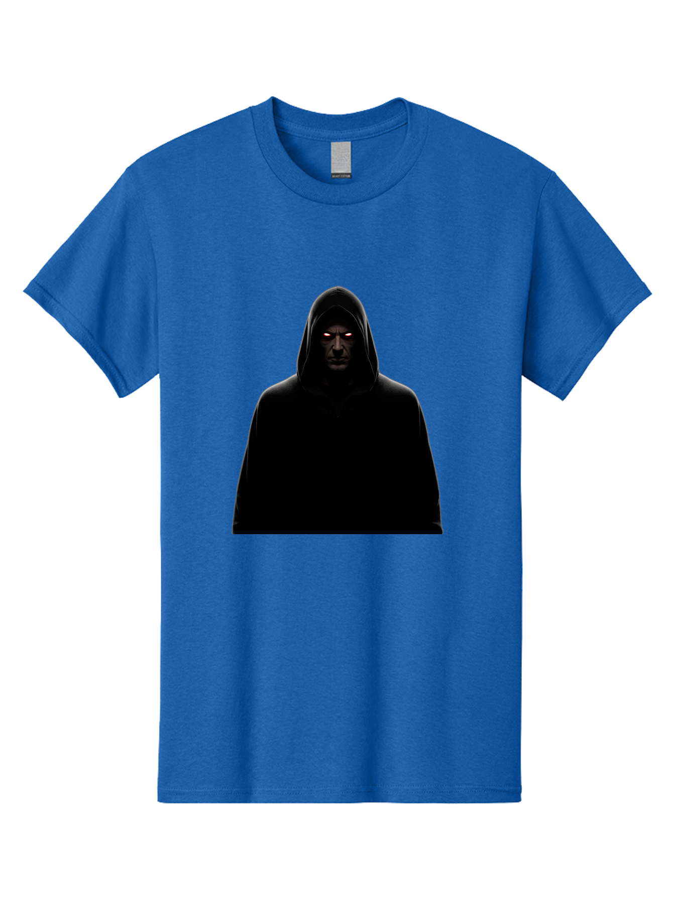 Glowing-Eyes-Hooded-Figure Men'S Graphic Tee, 100% Cotton, Comfortable Casual Summer Wear, Machine Washable, Vintage Camera, Old Camera, Antique Camera, Black Camera, Classic Photography, Photography Equipment, Nostalgic Device, Film Camera, Bag535