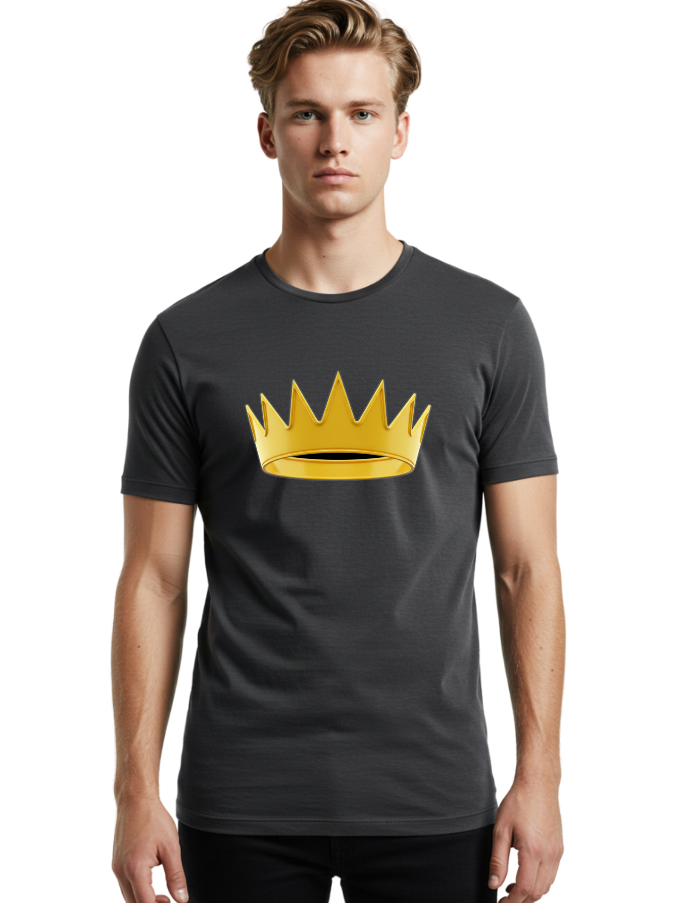 Gold-Crown Men'S Graphic Tee, 100% Cotton, Comfortable Casual Summer Wear, Machine Washable, Vintage Camera, Old Camera, Antique Camera, Black Camera, Classic Photography, Photography Equipment, Nostalgic Device, Film Camera, Camera Art Bag539