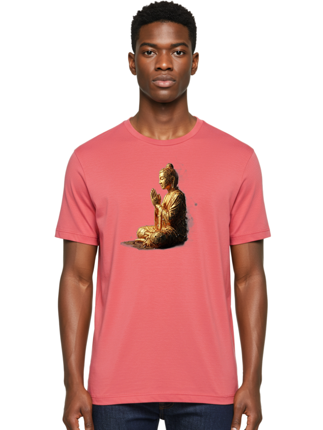 Golden-Buddha-Statue Men'S Graphic Tee, 100% Cotton, Comfortable Casual Summer Wear, Machine Washable, Vintage Camera, Old Camera, Antique Camera, Black Camera, Classic Photography, Photography Equipment, Nostalgic Device, Film Camera, Bag545
