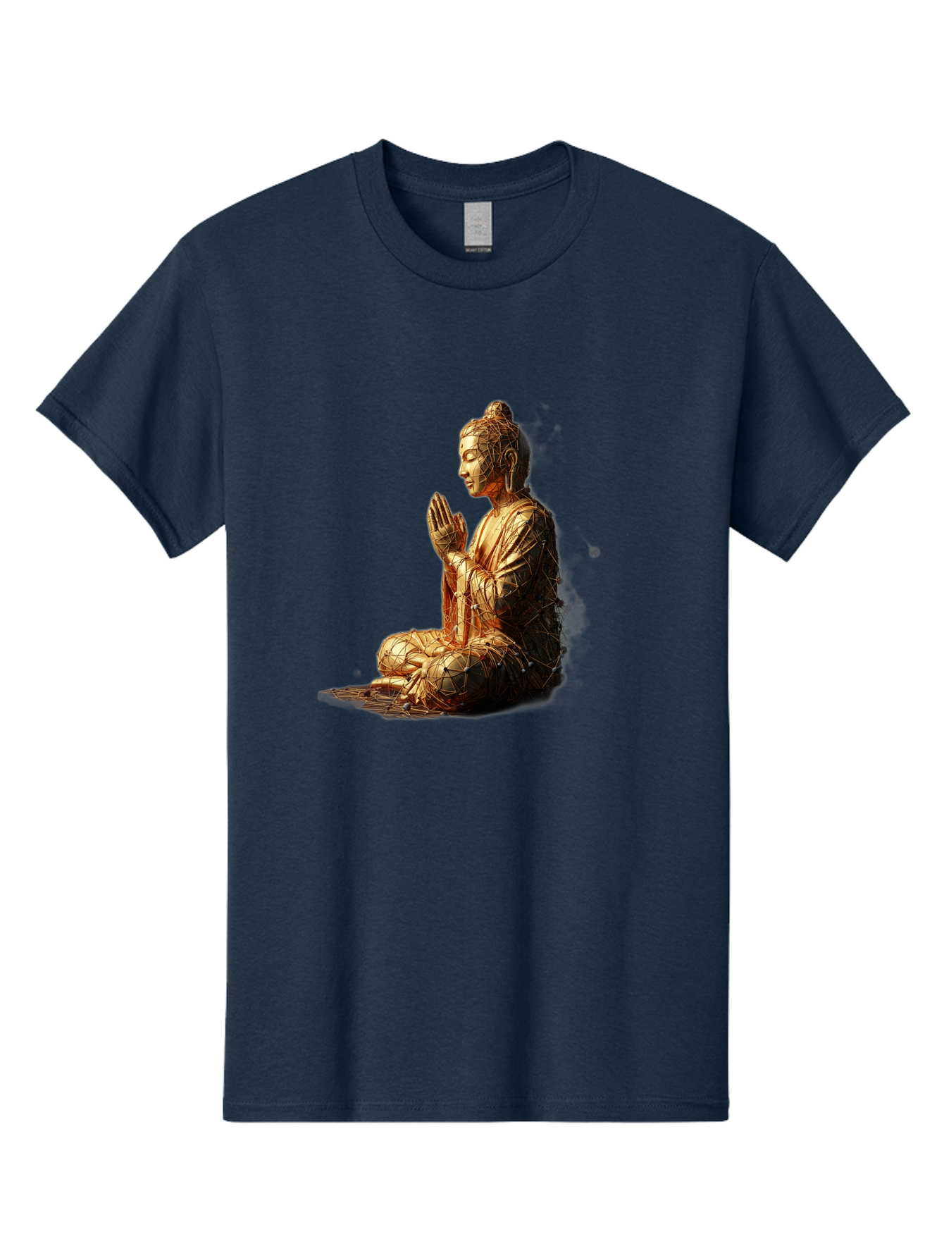 Golden-Buddha-Statue Men'S Graphic Tee, 100% Cotton, Comfortable Casual Summer Wear, Machine Washable, Vintage Camera, Old Camera, Antique Camera, Black Camera, Classic Photography, Photography Equipment, Nostalgic Device, Film Camera, Bag545