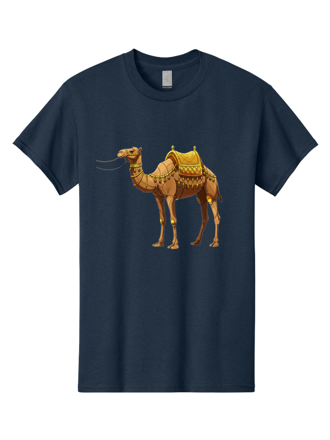 Golden-Camel-1 Men'S Graphic Tee, 100% Cotton, Comfortable Casual Summer Wear, Machine Washable, Vintage Camera, Old Camera, Antique Camera, Black Camera, Classic Photography, Photography Equipment, Nostalgic Device, Film Camera, Camera Art Bag546