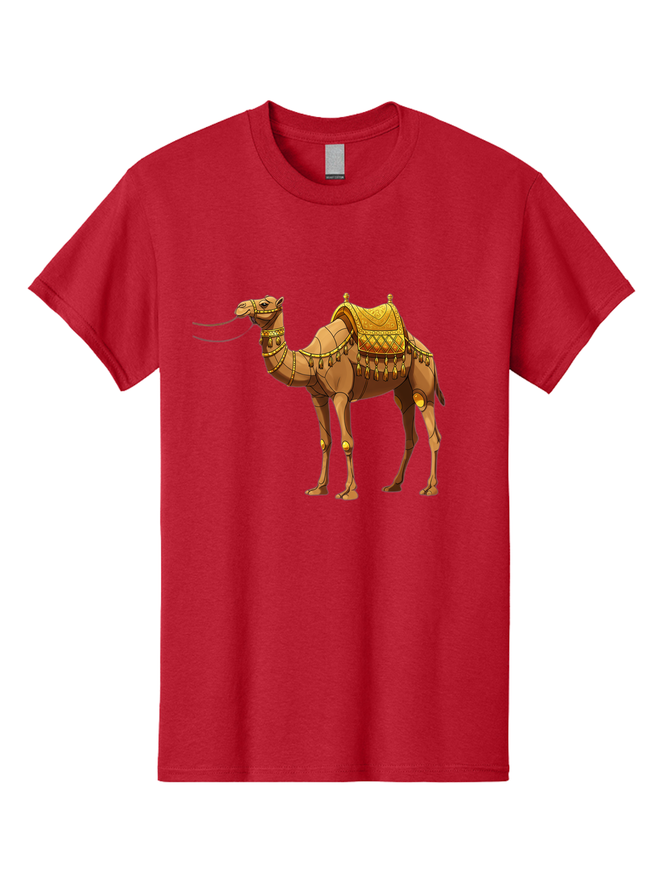 Golden-Camel-1 Men'S Graphic Tee, 100% Cotton, Comfortable Casual Summer Wear, Machine Washable, Vintage Camera, Old Camera, Antique Camera, Black Camera, Classic Photography, Photography Equipment, Nostalgic Device, Film Camera, Camera Art Bag546