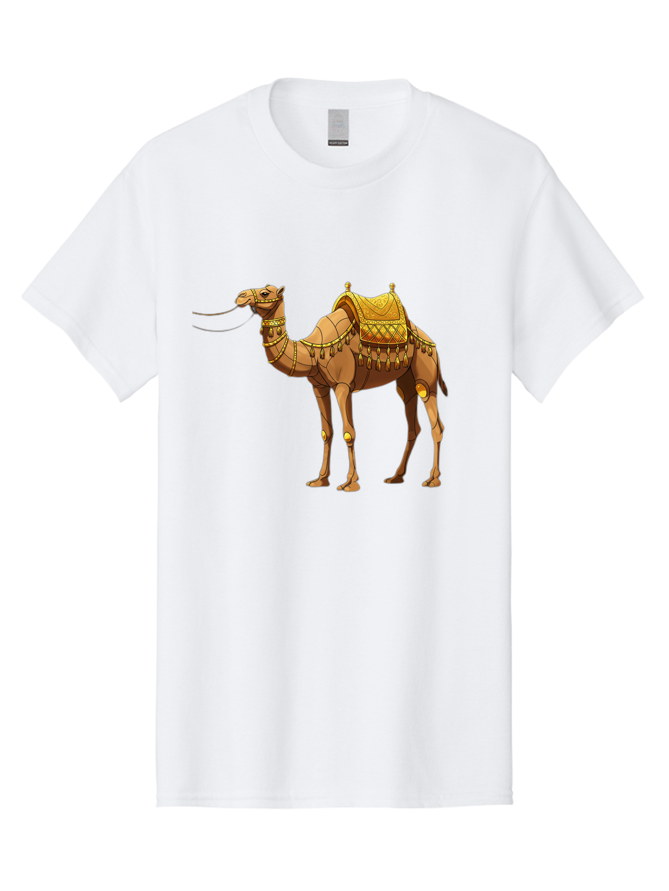 Golden-Camel-1 Men'S Graphic Tee, 100% Cotton, Comfortable Casual Summer Wear, Machine Washable, Vintage Camera, Old Camera, Antique Camera, Black Camera, Classic Photography, Photography Equipment, Nostalgic Device, Film Camera, Camera Art Bag546