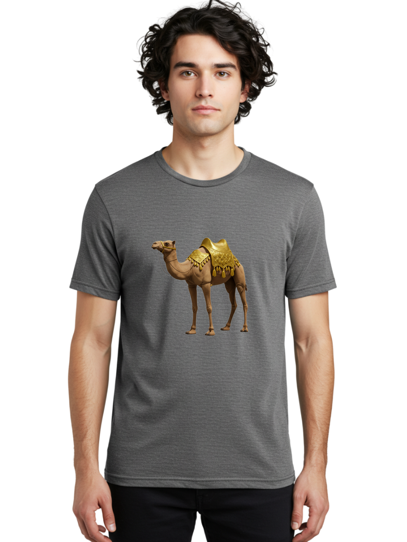 Golden-Camel Men'S Graphic Tee, 100% Cotton, Comfortable Casual Summer Wear, Machine Washable, Vintage Camera, Old Camera, Antique Camera, Black Camera, Classic Photography, Photography Equipment, Nostalgic Device, Film Camera, Camera Art Bag547