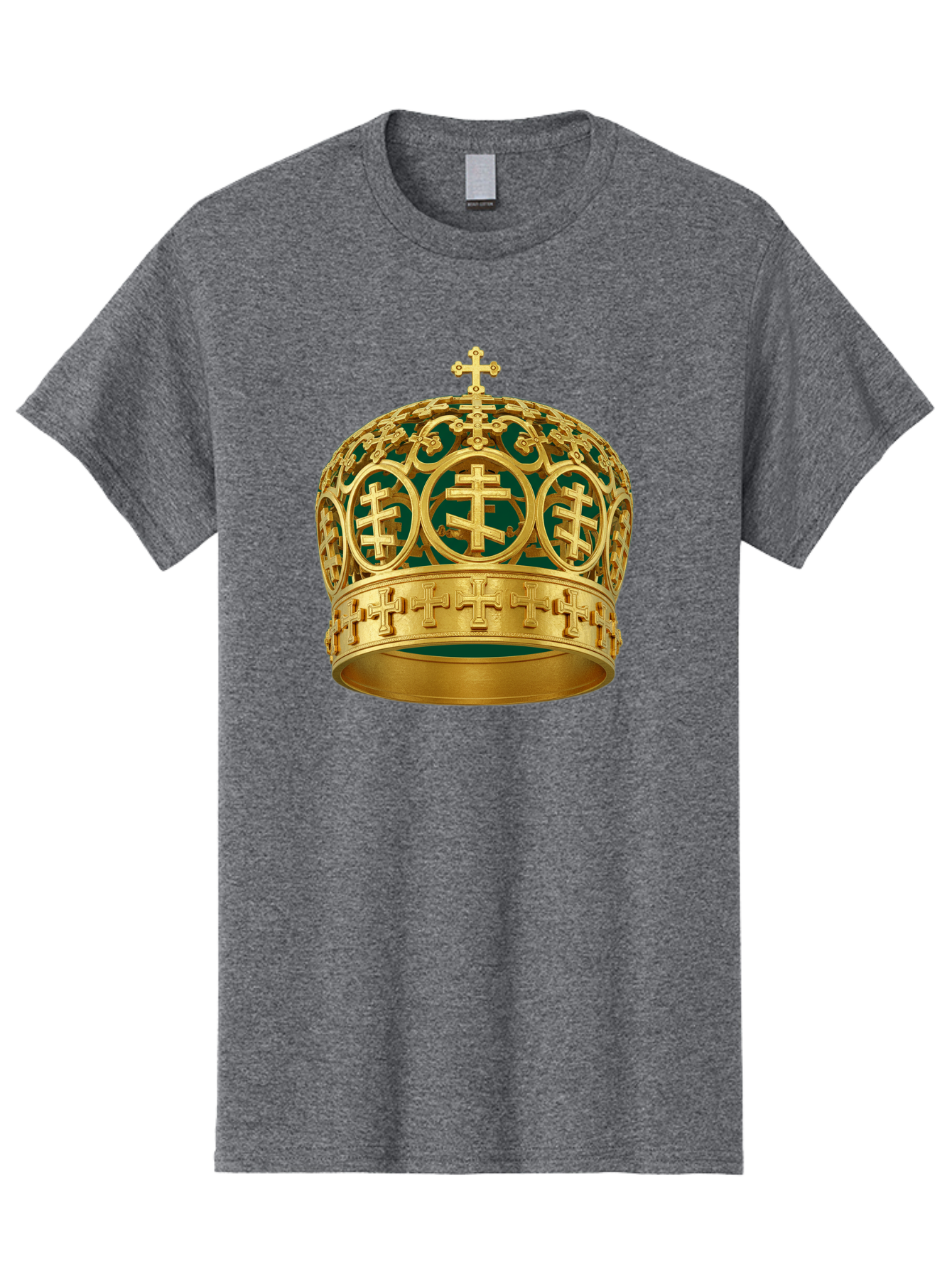 Golden-Cross-Crown Men'S Graphic Tee, 100% Cotton, Comfortable Casual Summer Wear, Machine Washable, Vintage Camera, Old Camera, Antique Camera, Black Camera, Classic Photography, Photography Equipment, Nostalgic Device, Film Camera, Bag549