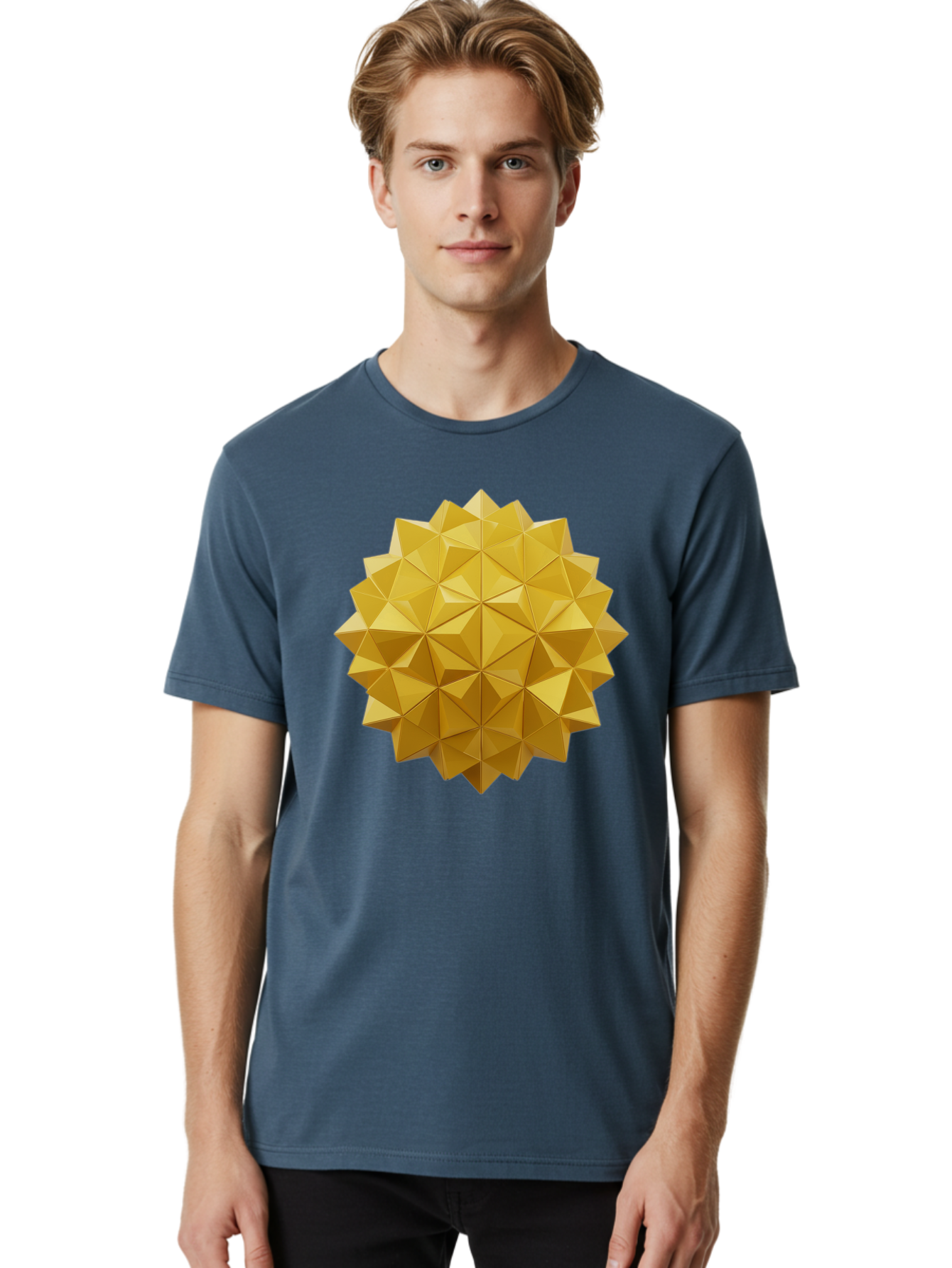 Golden-Polyhedron-Orb Men'S Graphic Tee, 100% Cotton, Comfortable Casual Summer Wear, Machine Washable, Vintage Camera, Old Camera, Antique Camera, Black Camera, Classic Photography, Photography Equipment, Nostalgic Device, Film Camera, Bag553