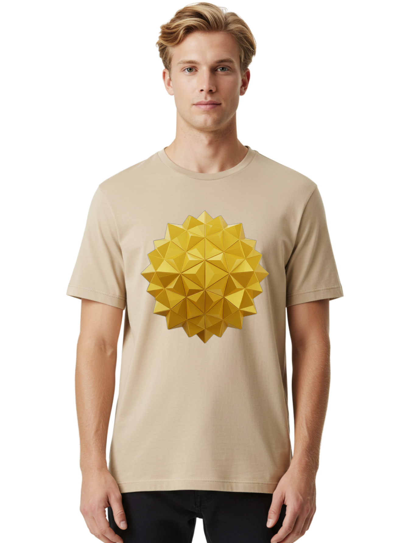 Golden-Polyhedron-Orb Men'S Graphic Tee, 100% Cotton, Comfortable Casual Summer Wear, Machine Washable, Vintage Camera, Old Camera, Antique Camera, Black Camera, Classic Photography, Photography Equipment, Nostalgic Device, Film Camera, Bag553