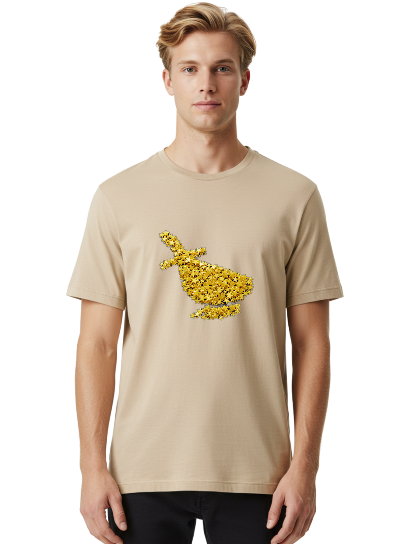 Golden-Star-Duck Men'S Graphic Tee, 100% Cotton, Comfortable Casual Summer Wear, Machine Washable, Vintage Camera, Old Camera, Antique Camera, Black Camera, Classic Photography, Photography Equipment, Nostalgic Device, Film Camera, Camera Art Bag556