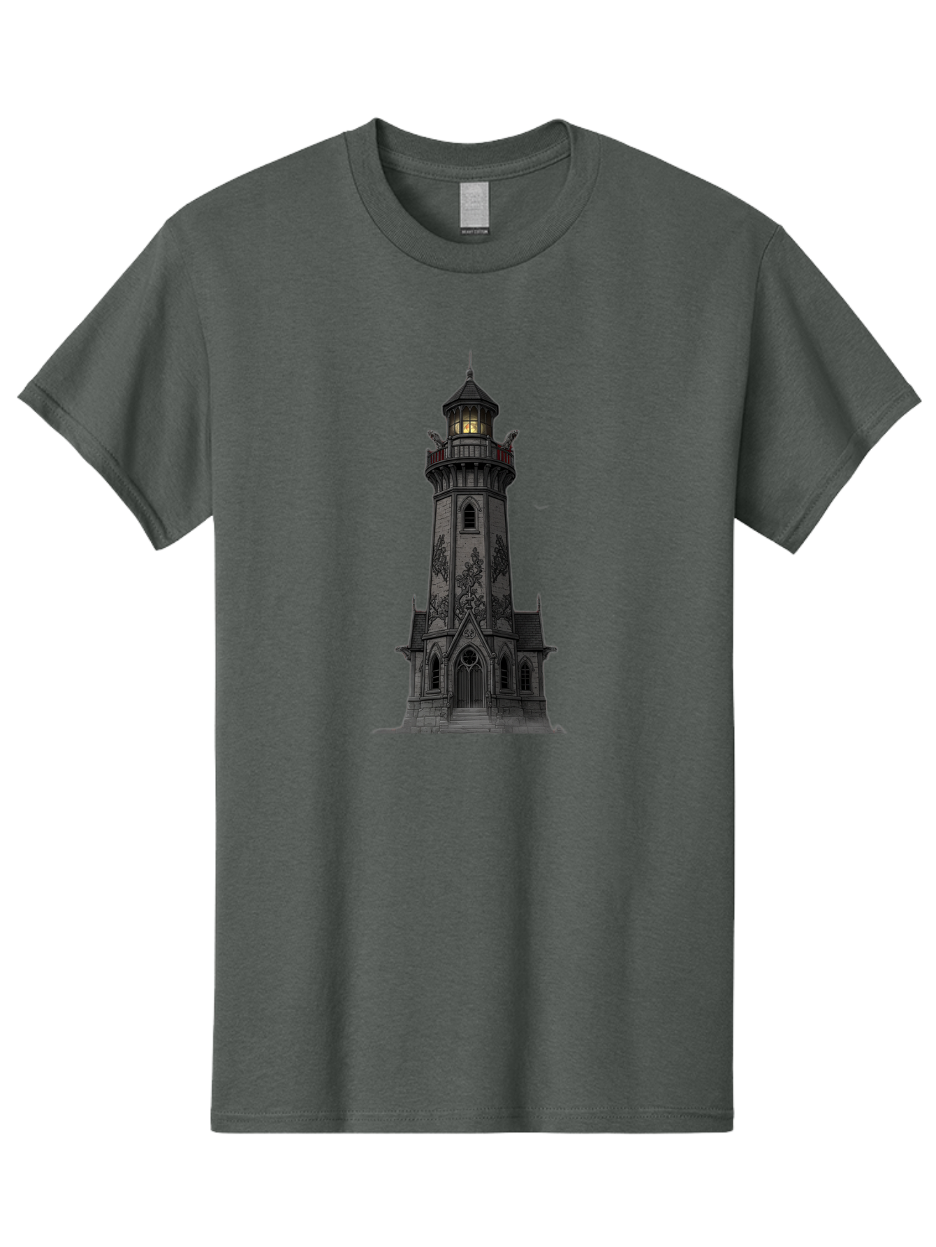Gothic-Lighthouse Men'S Graphic Tee, 100% Cotton, Comfortable Casual Summer Wear, Machine Washable, Vintage Camera, Old Camera, Antique Camera, Black Camera, Classic Photography, Photography Equipment, Nostalgic Device, Film Camera, Camera Art Bag560