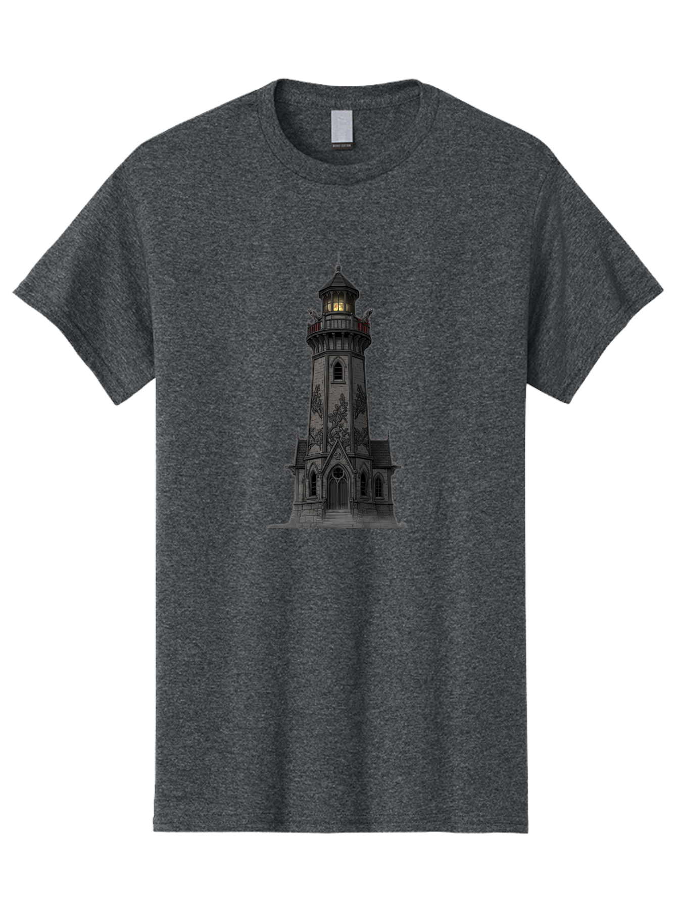 Gothic-Lighthouse Men'S Graphic Tee, 100% Cotton, Comfortable Casual Summer Wear, Machine Washable, Vintage Camera, Old Camera, Antique Camera, Black Camera, Classic Photography, Photography Equipment, Nostalgic Device, Film Camera, Camera Art Bag560