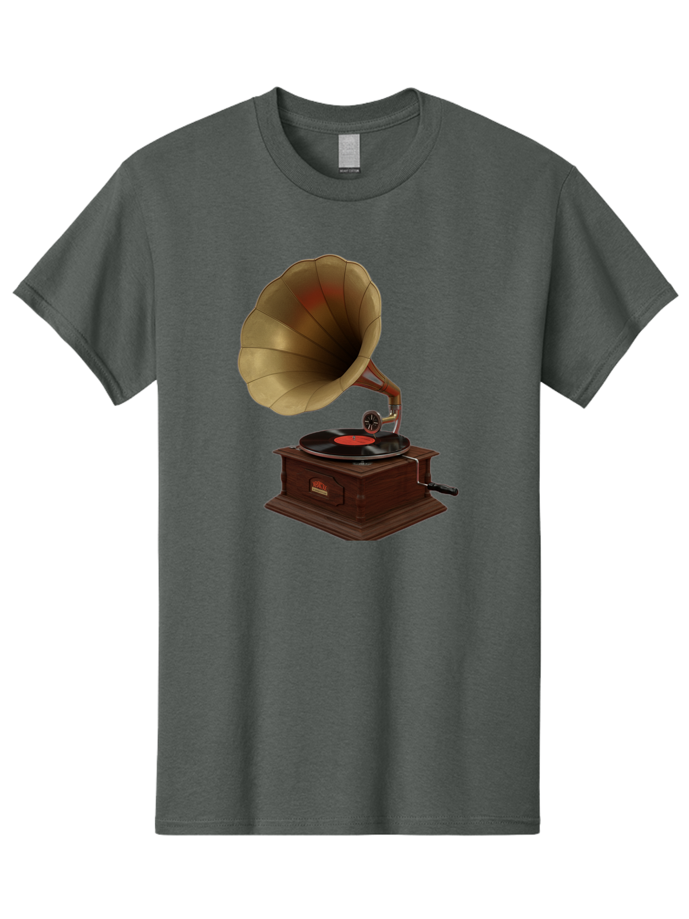 Gramophone Men'S Graphic Tee, 100% Cotton, Comfortable Casual Summer Wear, Machine Washable, Vintage Camera, Old Camera, Antique Camera, Black Camera, Classic Photography, Photography Equipment, Nostalgic Device, Film Camera, Camera Art Bag563