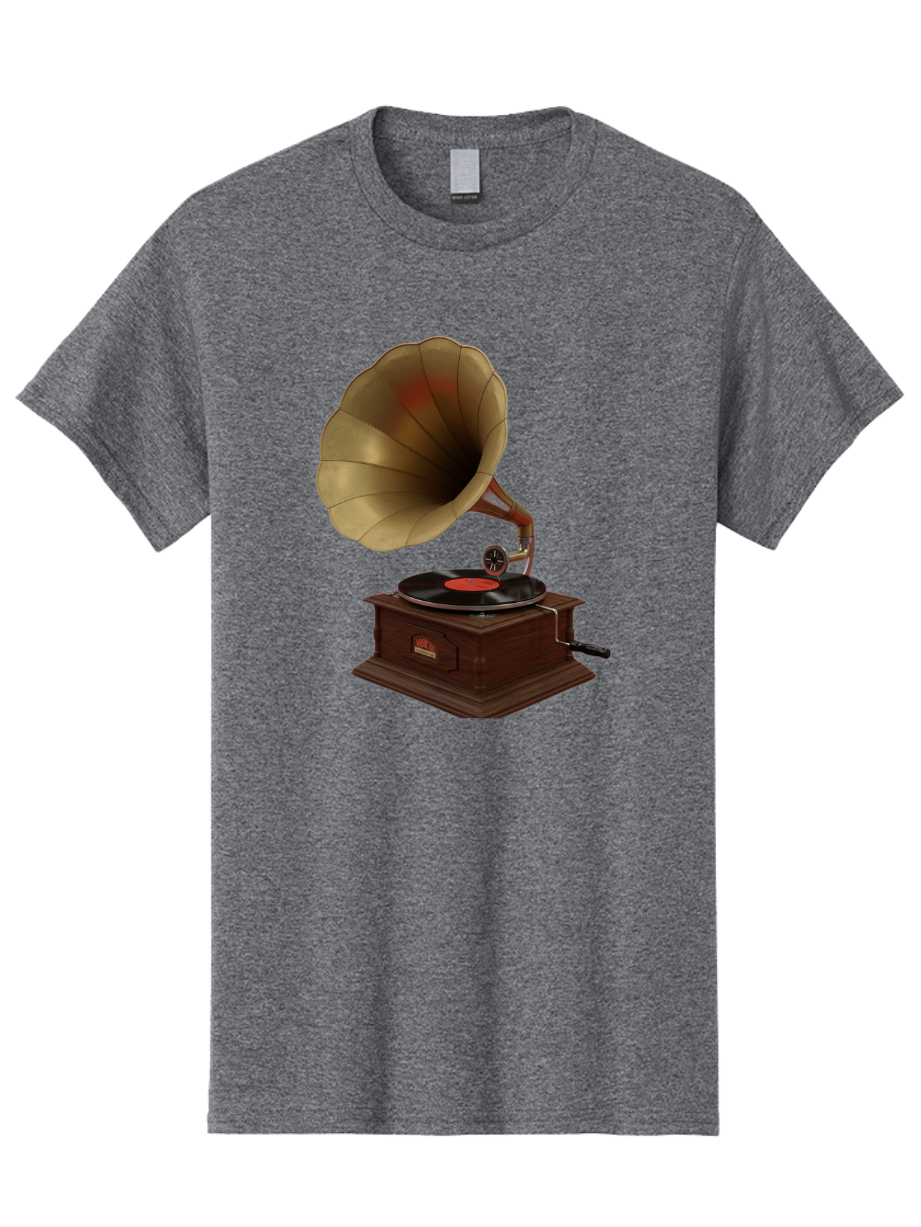 Gramophone Men'S Graphic Tee, 100% Cotton, Comfortable Casual Summer Wear, Machine Washable, Vintage Camera, Old Camera, Antique Camera, Black Camera, Classic Photography, Photography Equipment, Nostalgic Device, Film Camera, Camera Art Bag563