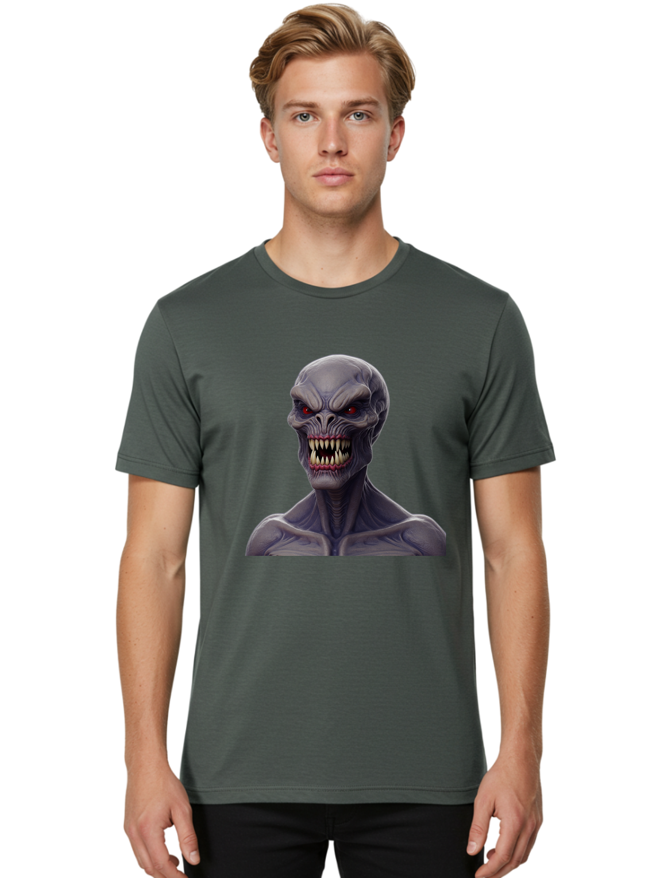 Gray-Alien Men'S Graphic Tee, 100% Cotton, Comfortable Casual Summer Wear, Machine Washable, Vintage Camera, Old Camera, Antique Camera, Black Camera, Classic Photography, Photography Equipment, Nostalgic Device, Film Camera, Camera Art Bag564