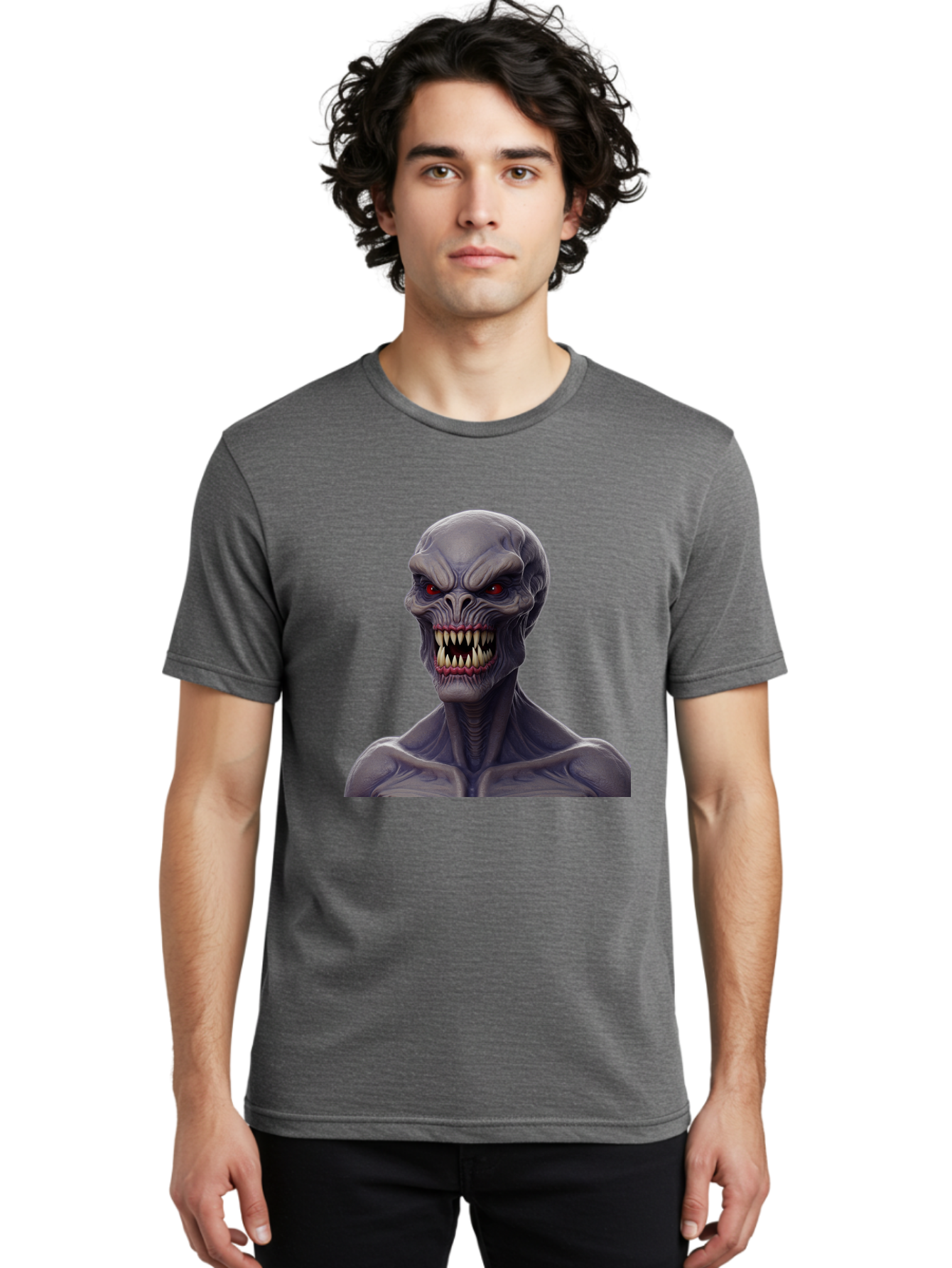 Gray-Alien Men'S Graphic Tee, 100% Cotton, Comfortable Casual Summer Wear, Machine Washable, Vintage Camera, Old Camera, Antique Camera, Black Camera, Classic Photography, Photography Equipment, Nostalgic Device, Film Camera, Camera Art Bag564