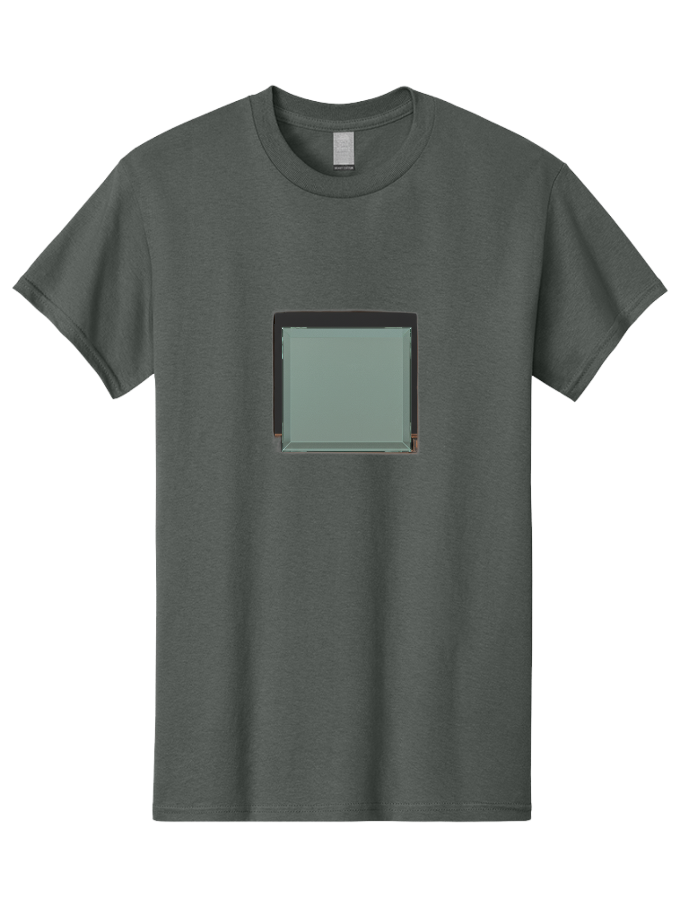 Gray-Square-Icon Men'S Graphic Tee, 100% Cotton, Comfortable Casual Summer Wear, Machine Washable, Vintage Camera, Old Camera, Antique Camera, Black Camera, Classic Photography, Photography Equipment, Nostalgic Device, Film Camera, Camera Art Bag566