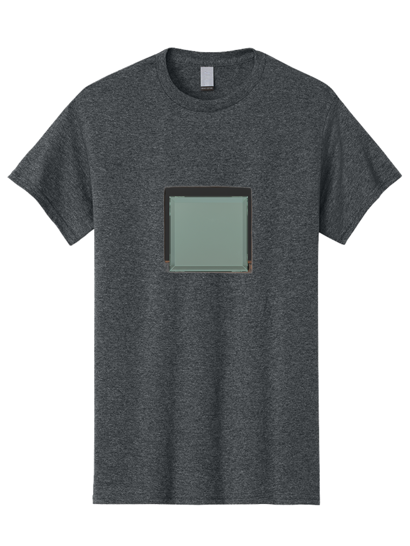 Gray-Square-Icon Men'S Graphic Tee, 100% Cotton, Comfortable Casual Summer Wear, Machine Washable, Vintage Camera, Old Camera, Antique Camera, Black Camera, Classic Photography, Photography Equipment, Nostalgic Device, Film Camera, Camera Art Bag566